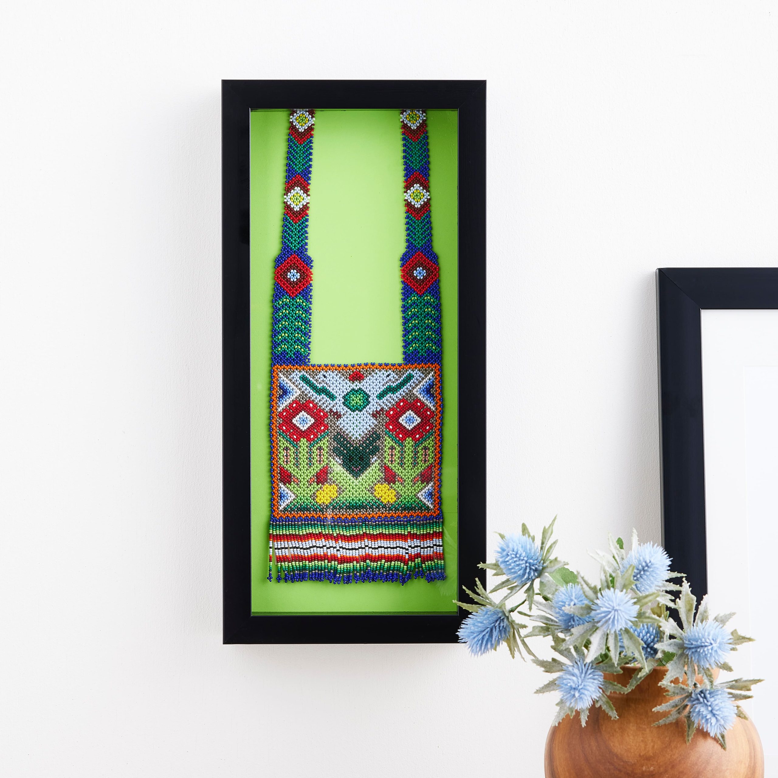 6" x 14" Black Panel Shadow Box by Studio Décor® - Image 2