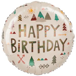 17" Wilderness Birthday Foil Balloon