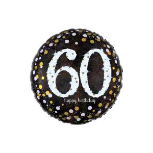 18" Sparkling 60 Birthday Foil Balloon
