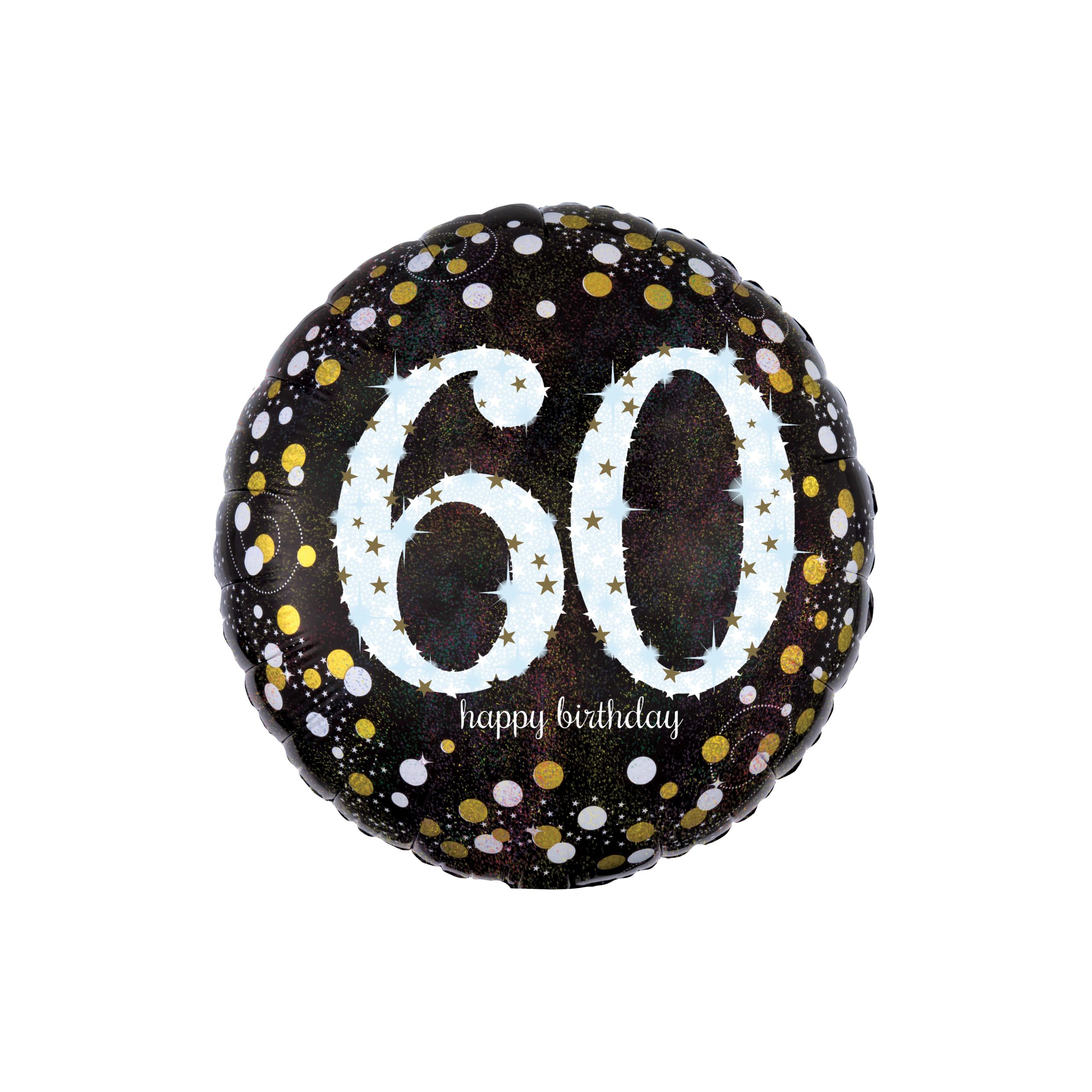 18" Sparkling 60 Birthday Foil Balloon