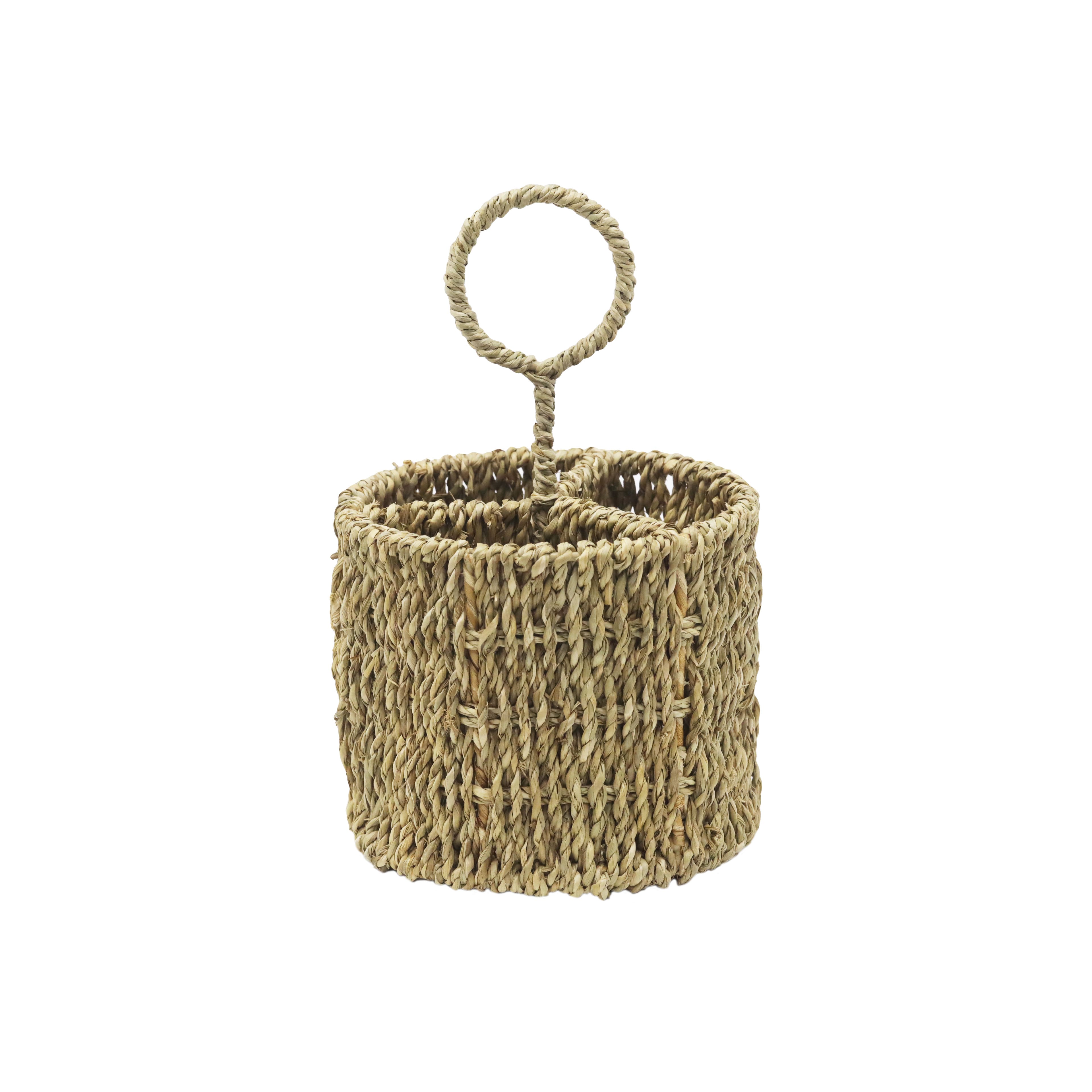 Round Woven Divided Basket by Celebrate It™