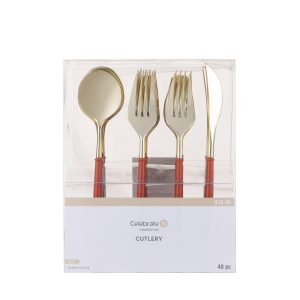 Thanksgiving Brown Cutlery, 40ct. by Celebrate It™
