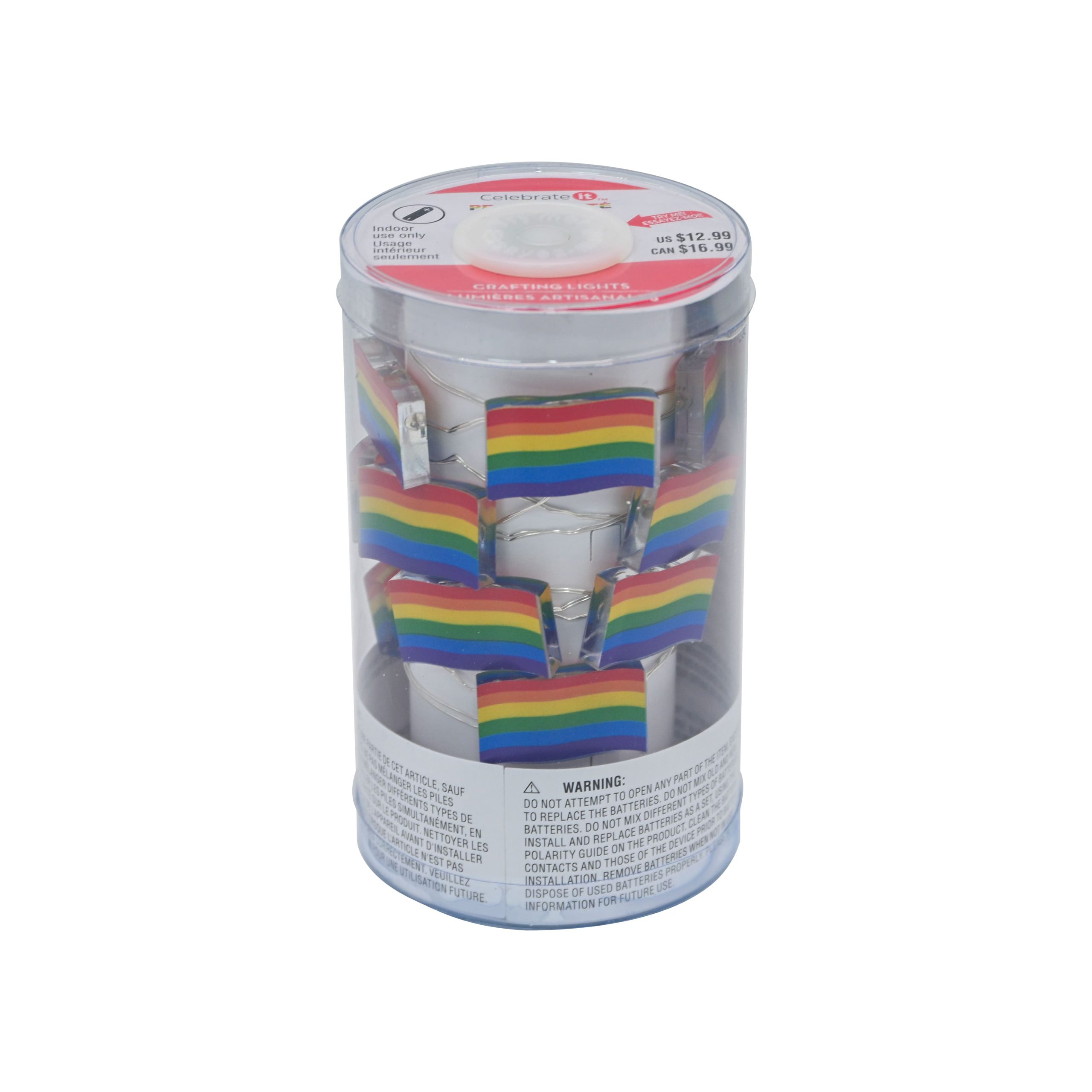 12ct. Pride Flag Warm White LED Crafting Lights by Celebrate It™ - Image 3