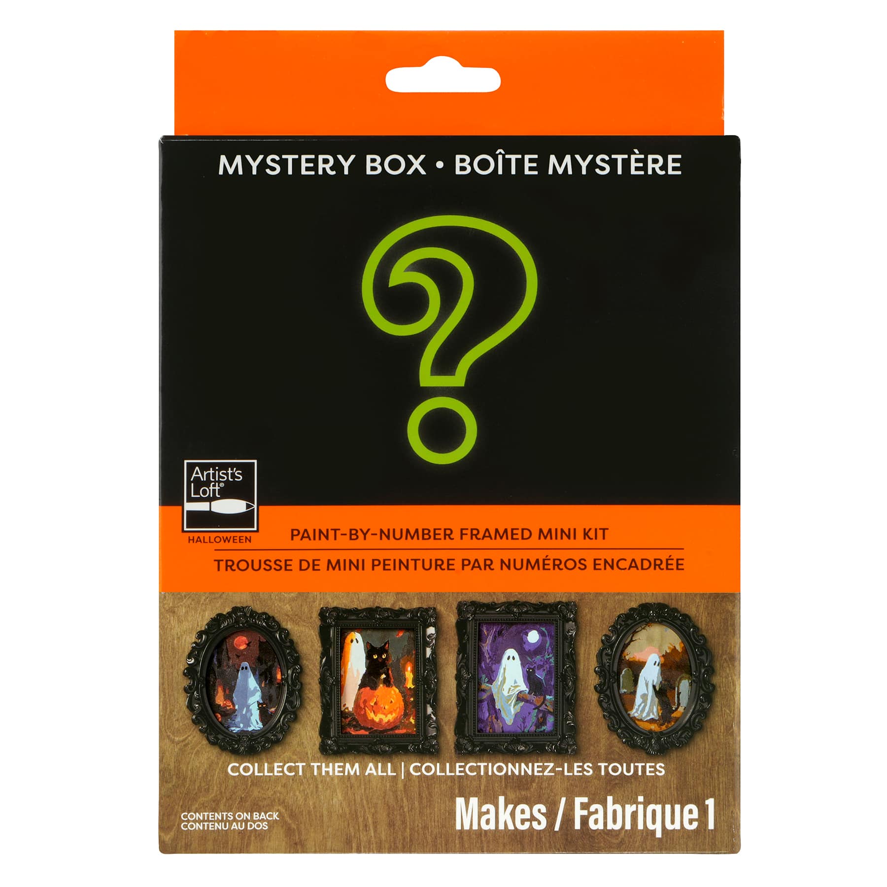 Mystery Cat & Ghost Paint-by-Number Framed Mini Kit by Artist's Loft®