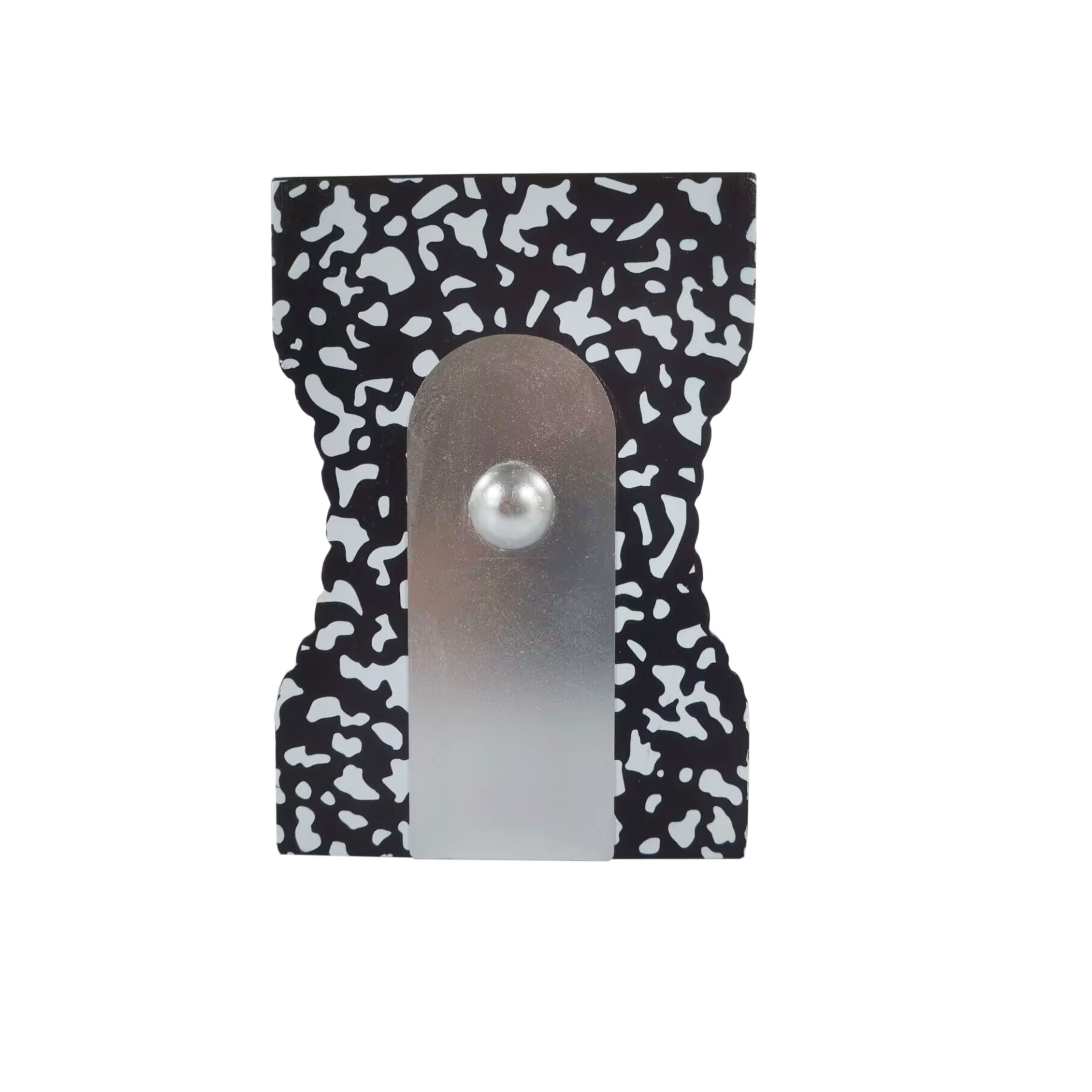 Class Rules! 4.75" Black & White Pencil Sharpener Tabletop Décor by B2C™ - Image 2