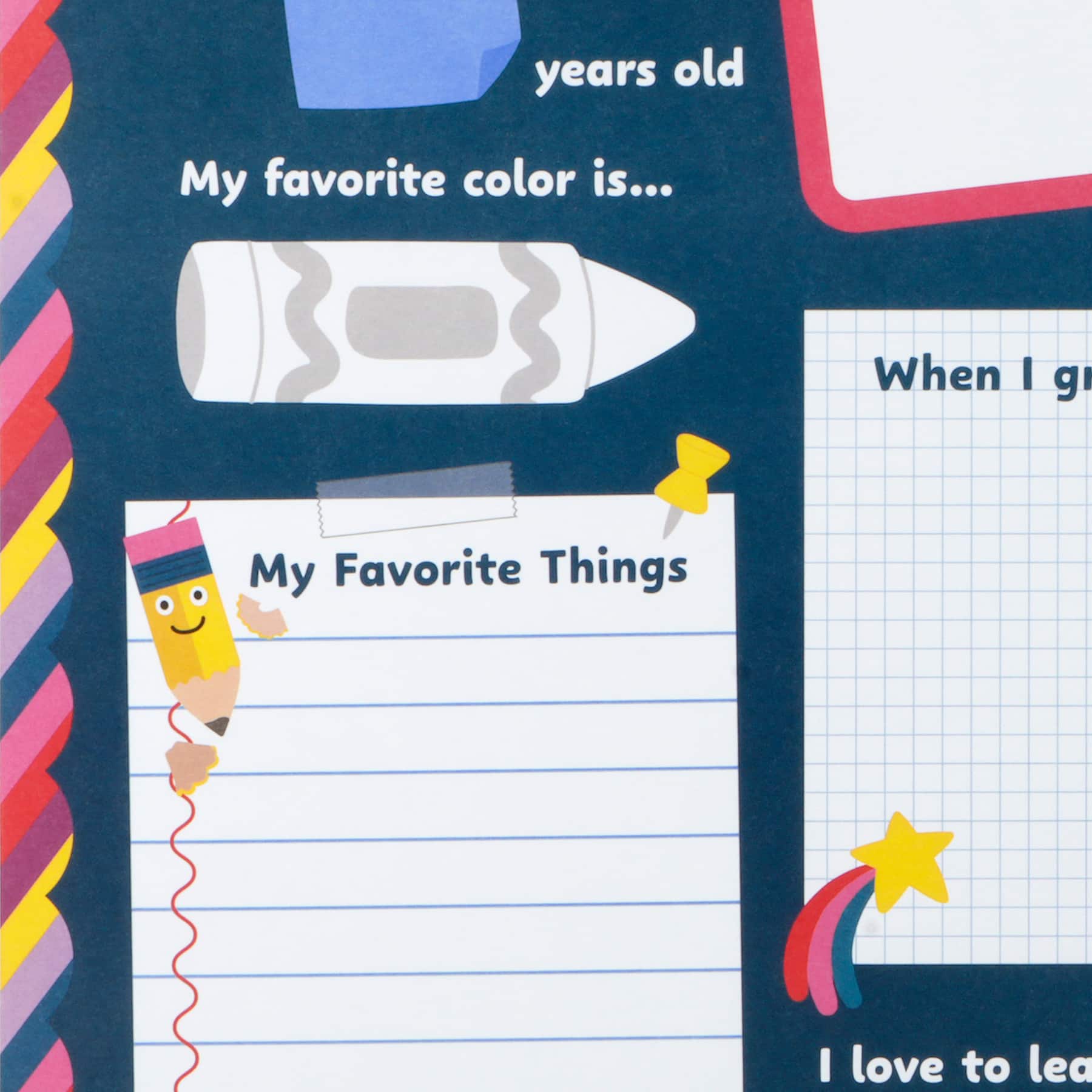 Class Rules! 10" x 15" About Me Worksheets, 24ct. by B2C™ - Image 2