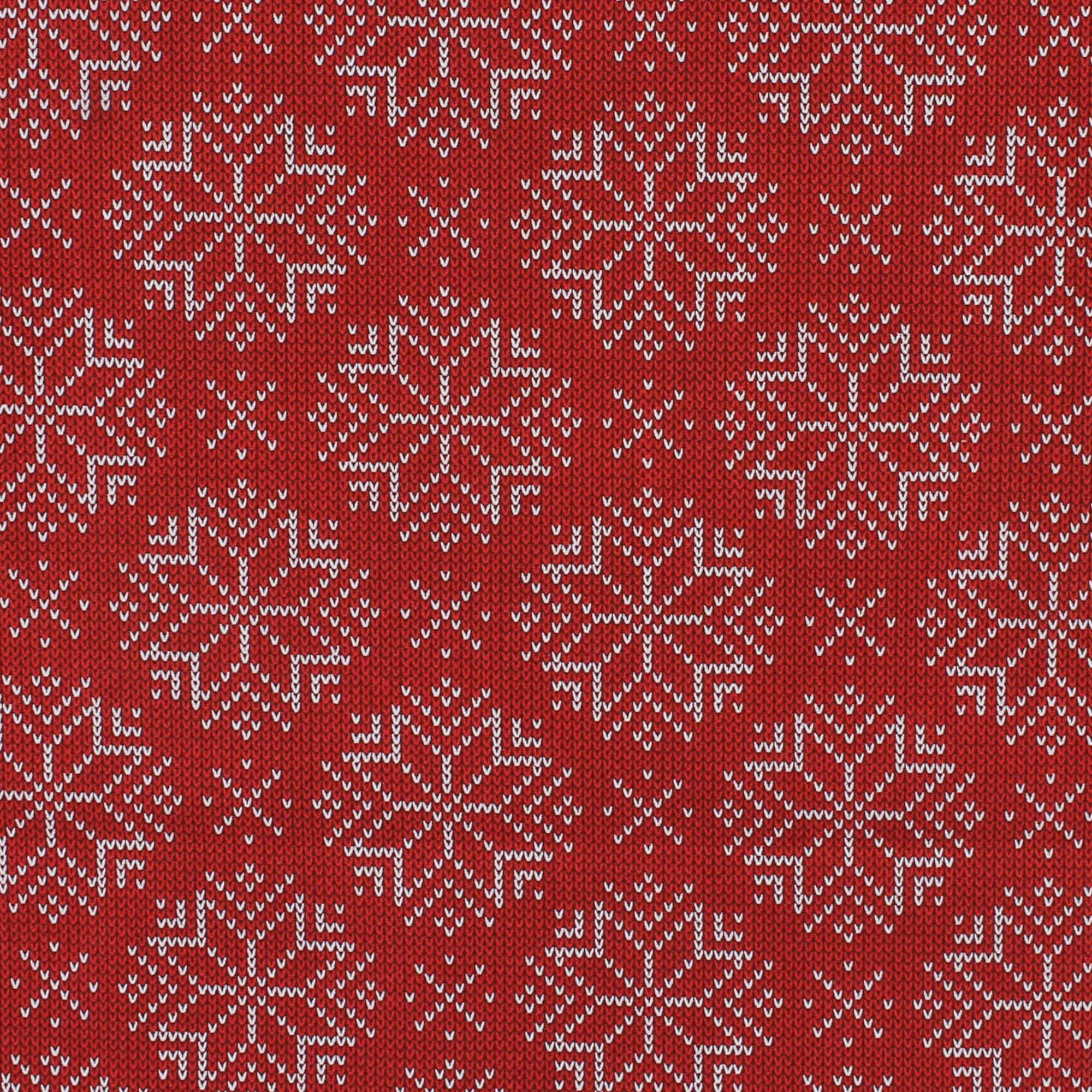 Richloom Nitsnow Red Cotton Quilting Fabric