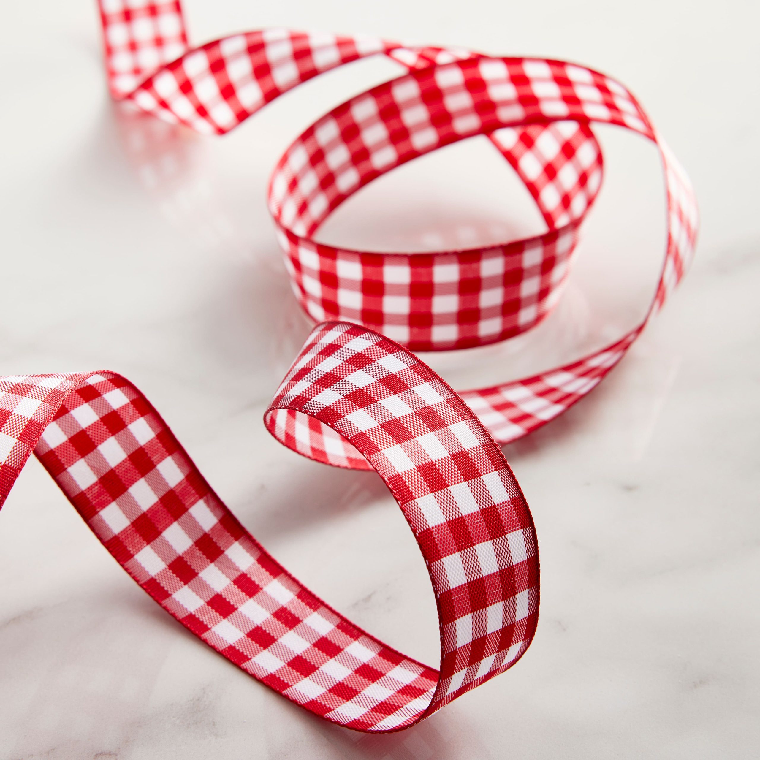7/8'' x 5yd. Gingham Ribbon by Celebrate It® - Image 2