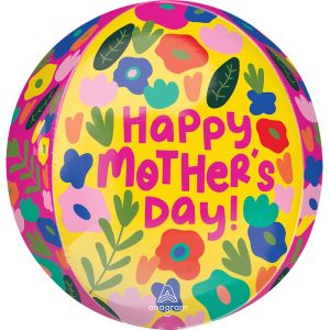Orbz® 16" Mother's Day Hothouse Petals Foil Balloon