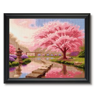 Blossom Garden Counted Cross Stitch Kit by Loops & Threads®