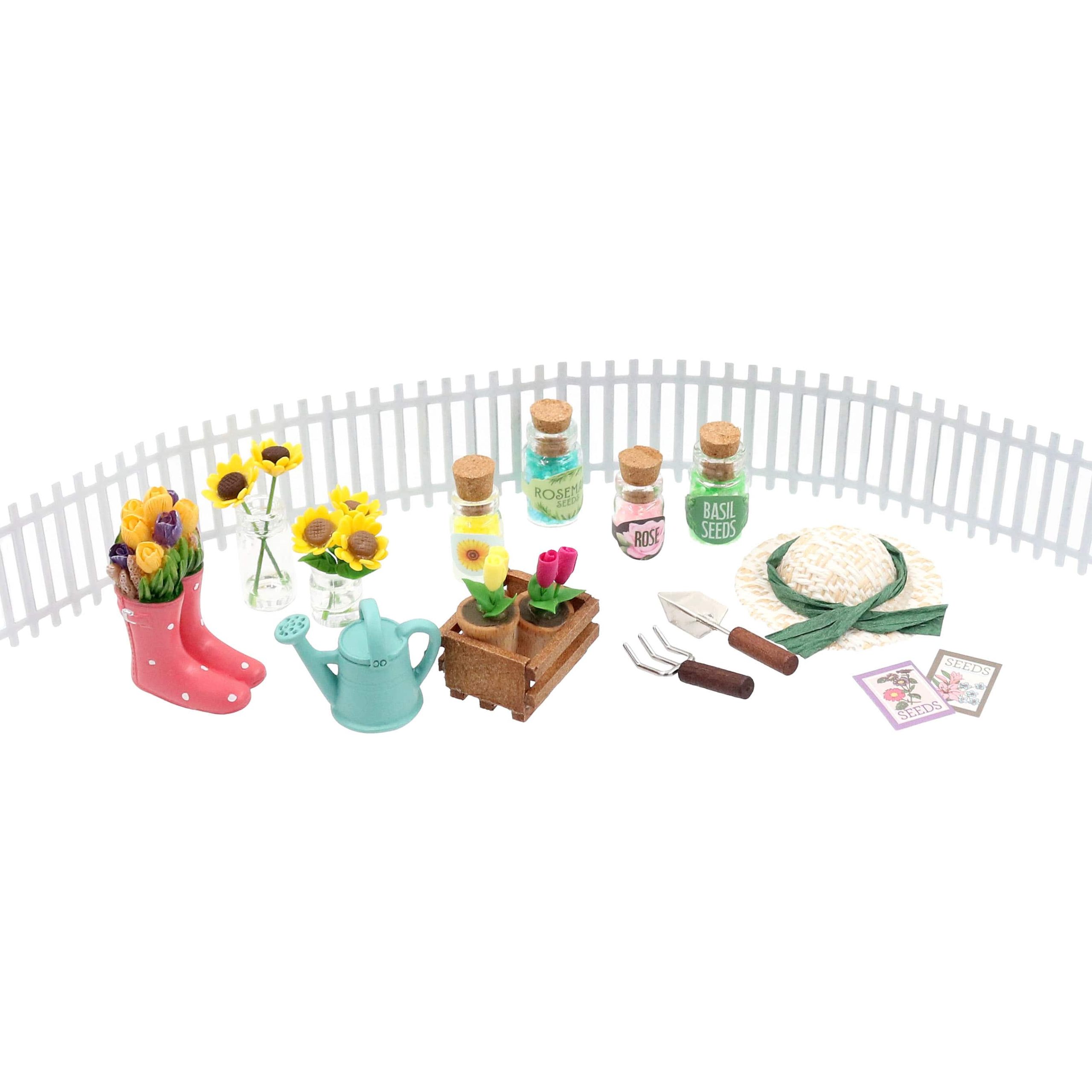 Mini Roses in Crate Decoration Set by Ashland® - Image 3