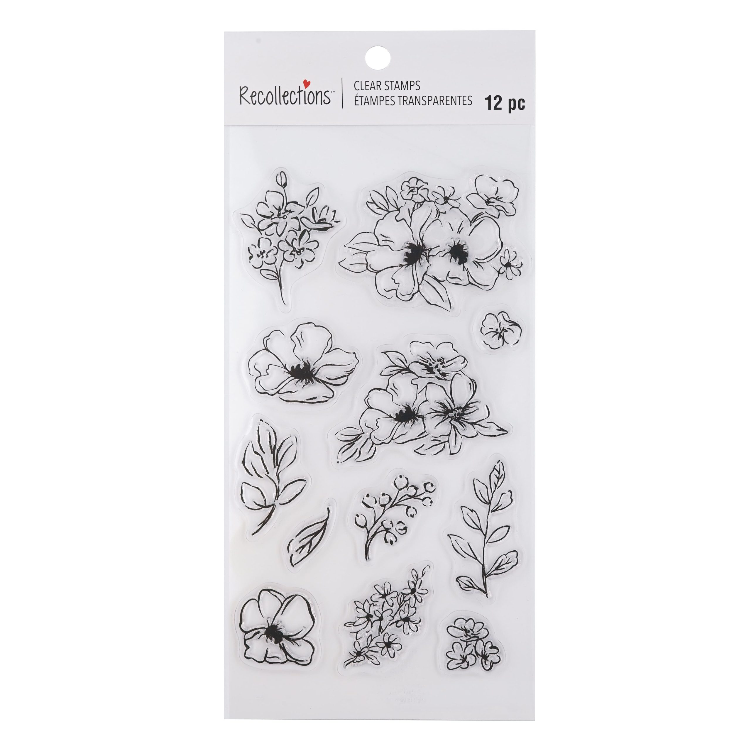 Poppy Flower Clear Stamp Set by Recollections™ - Image 2
