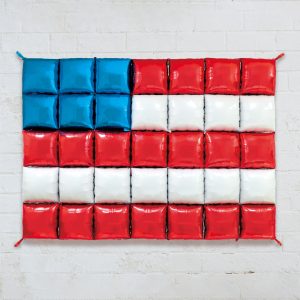 Red, White & Blue Foil Balloon Flag Kit by Celebrate It™