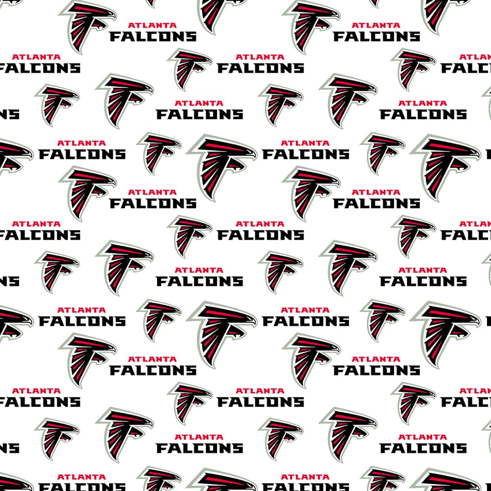 NFL Atlanta Falcons Logo Cotton Fabric