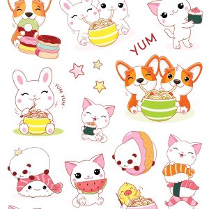 Sandy Lion® Party Animals Stickers