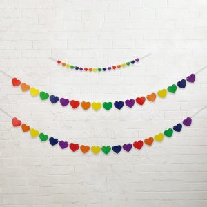 Heart Paper Banners, 3ct. by Celebrate It™