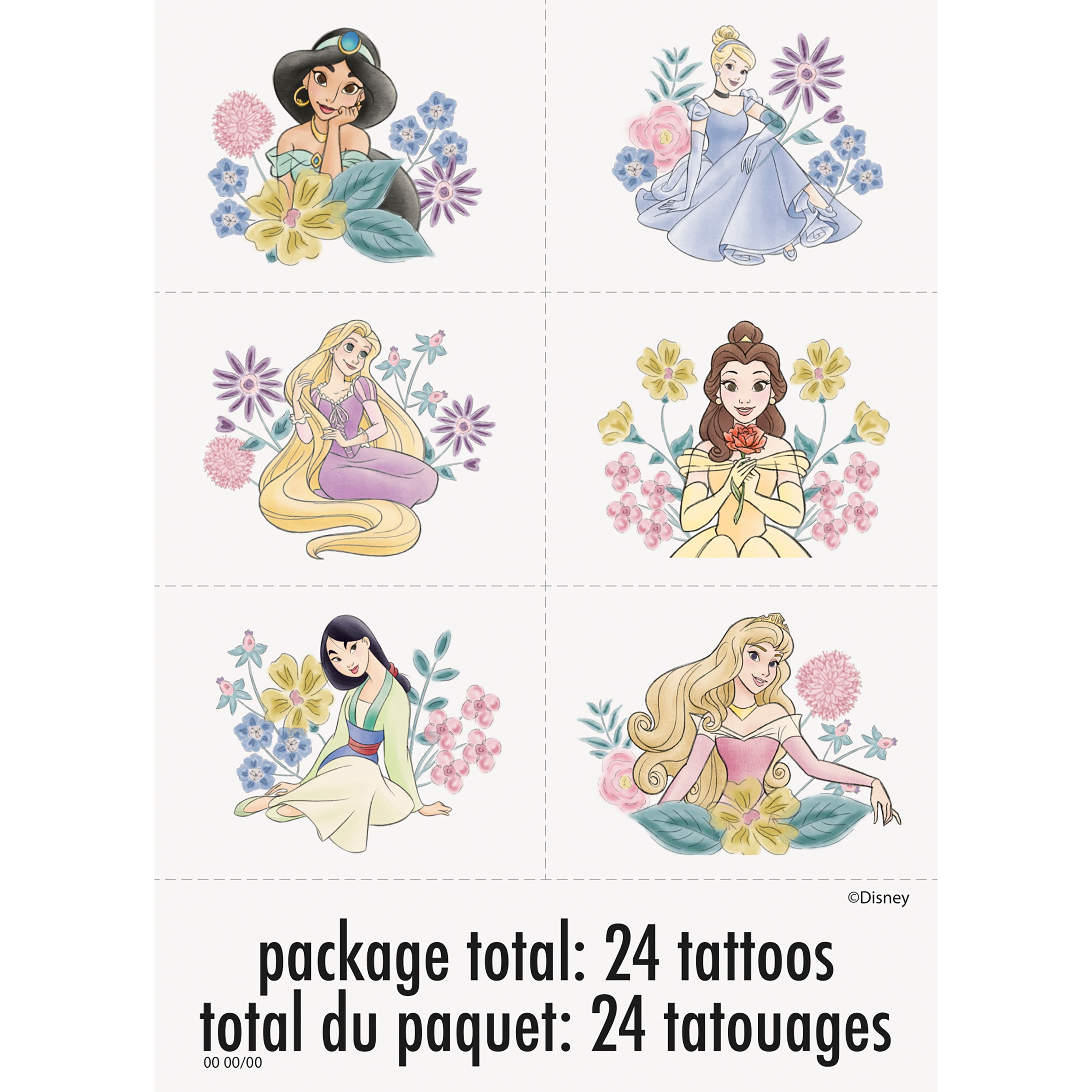 Disney® Princess Temporary Tattoos, 24ct.