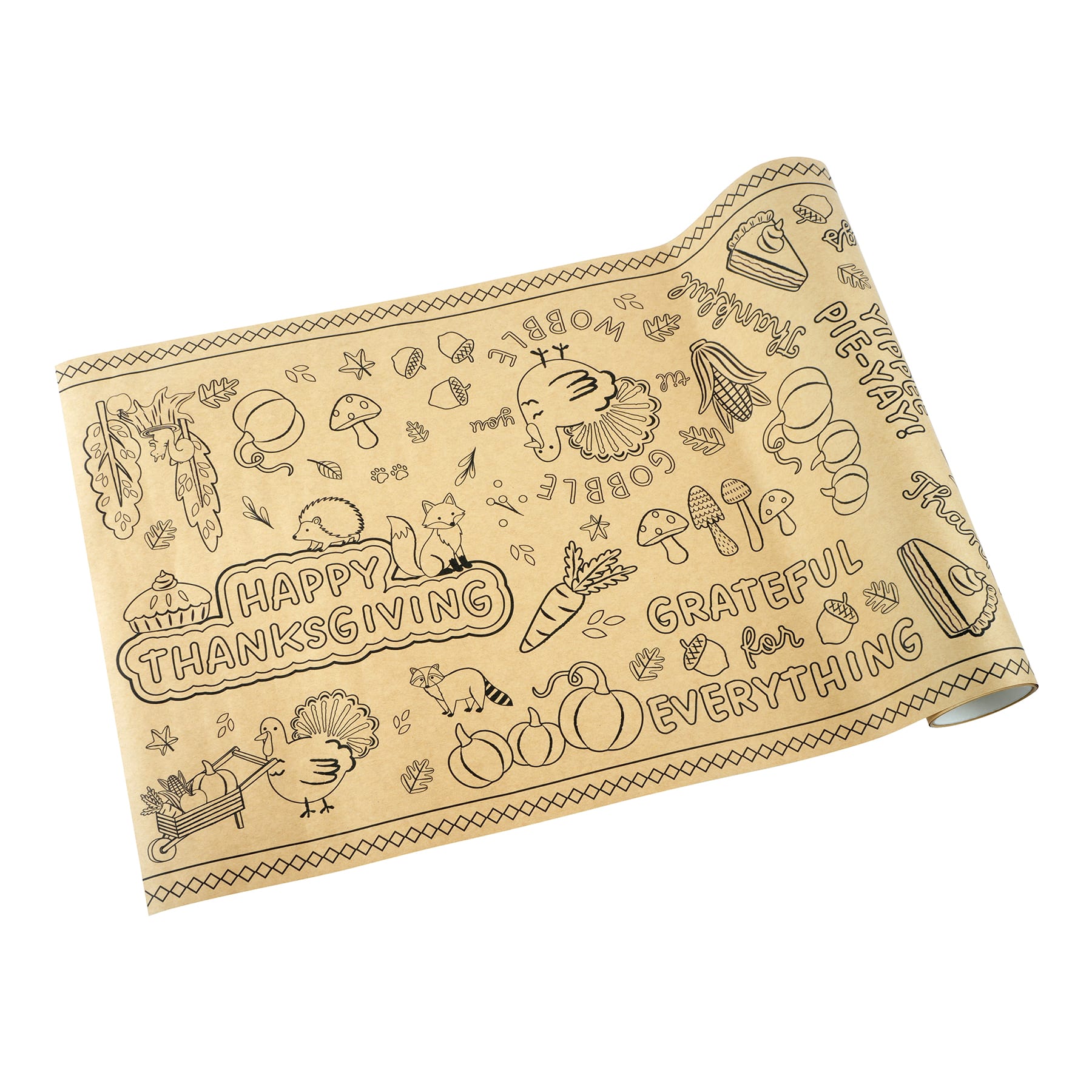 72" Thanksgiving Color Your Own Table Runner by Celebrate It™ - Image 2
