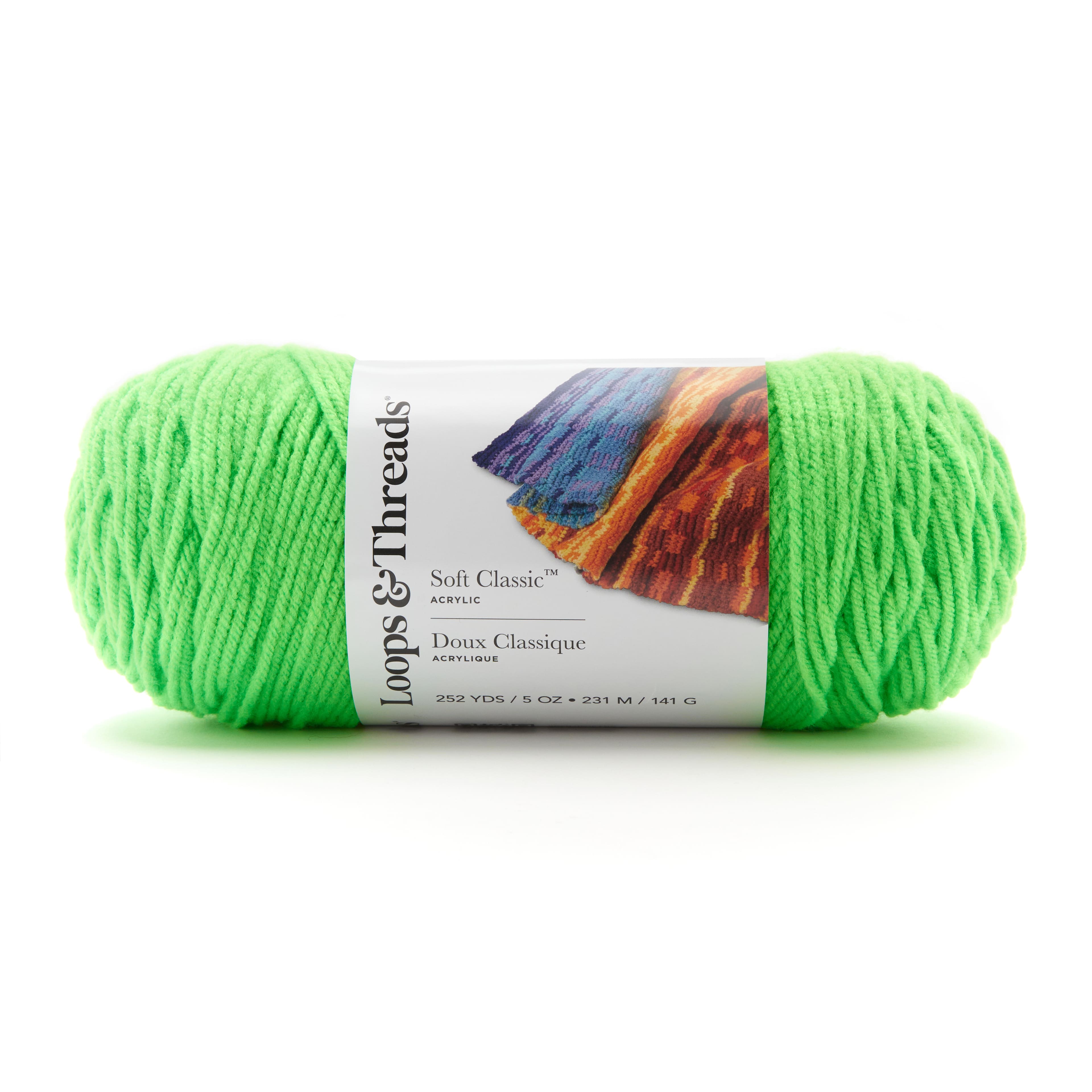 Soft Classic™ Neon Yarn by Loops & Threads®