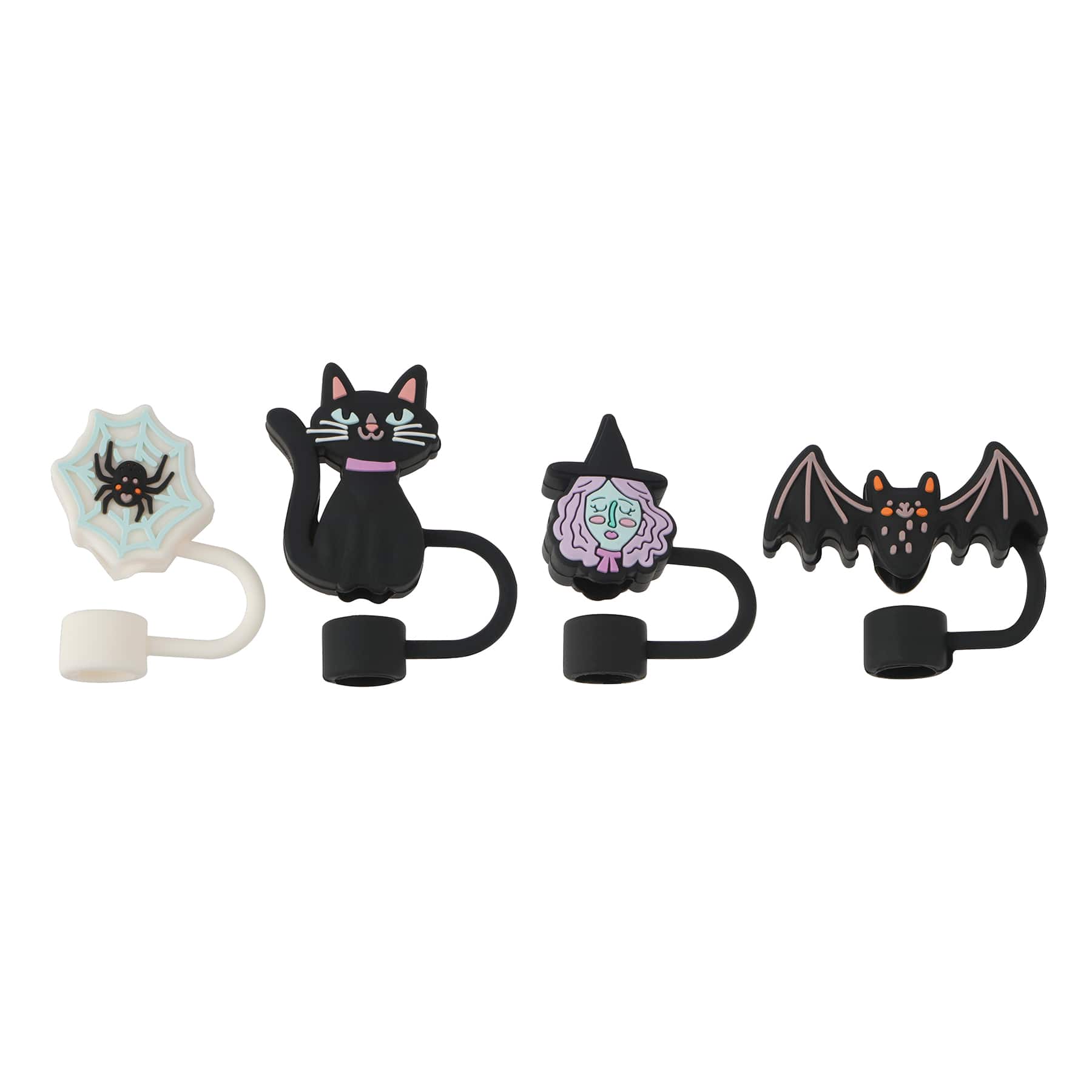 Witch Silicone Straw Topper Set by Ashland®