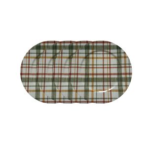 13" Thanksgiving Plaid Charger Plates, 4ct. by Celebrate It™