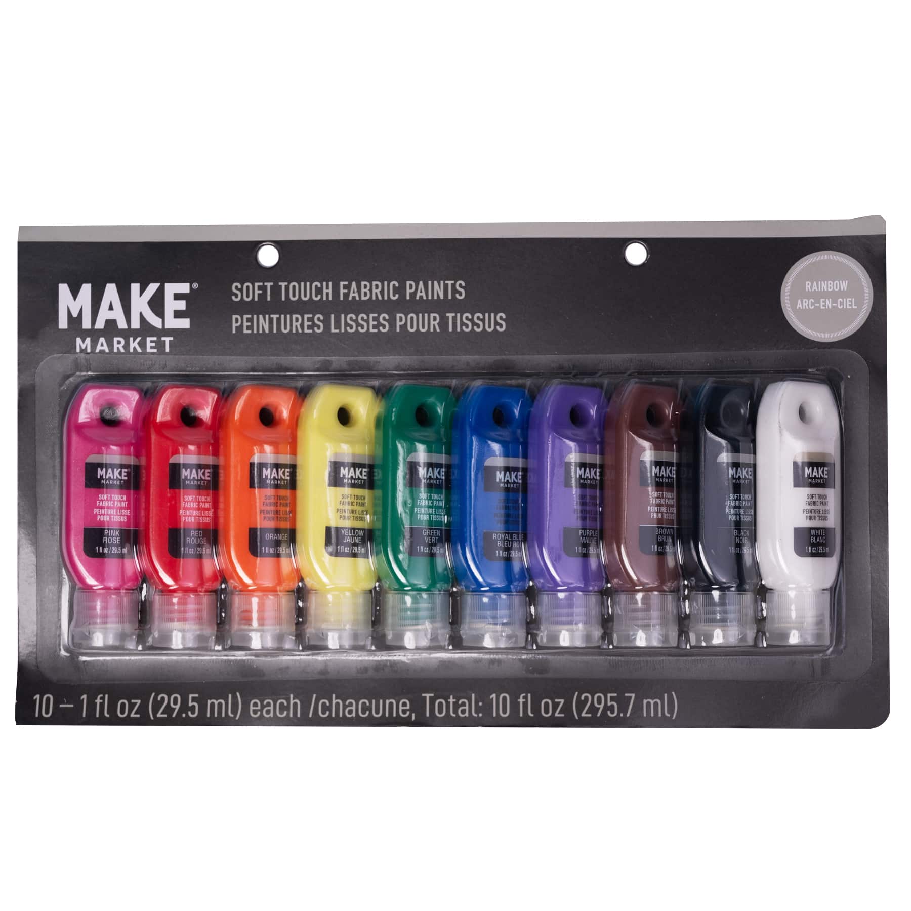 Rainbow Soft Touch Fabric Paint Set by Make Market® - Image 2