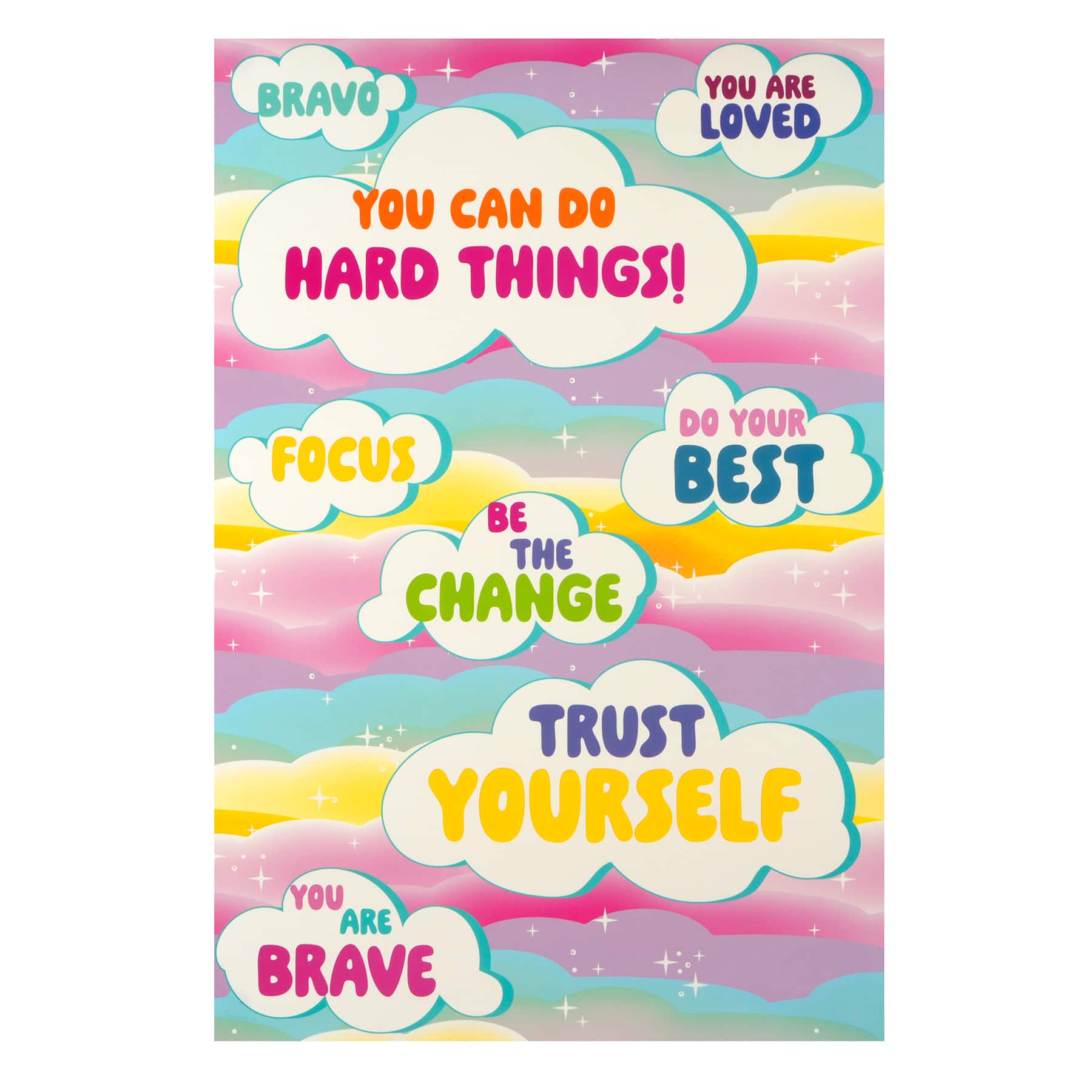 Class Rules! 12" x 18" Clouds Poster Set by B2C™ - Image 2
