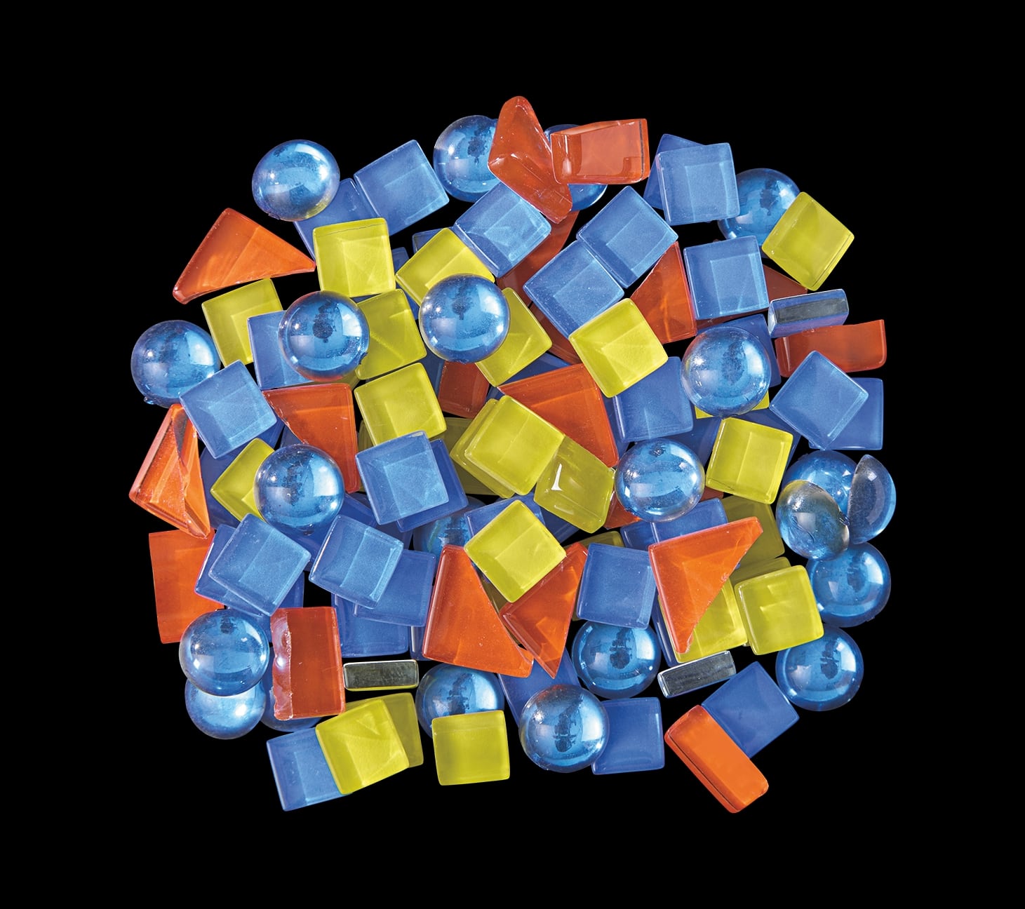 Blue, Red & Yellow Mosaic Vase Kit by Make Market® - Image 4