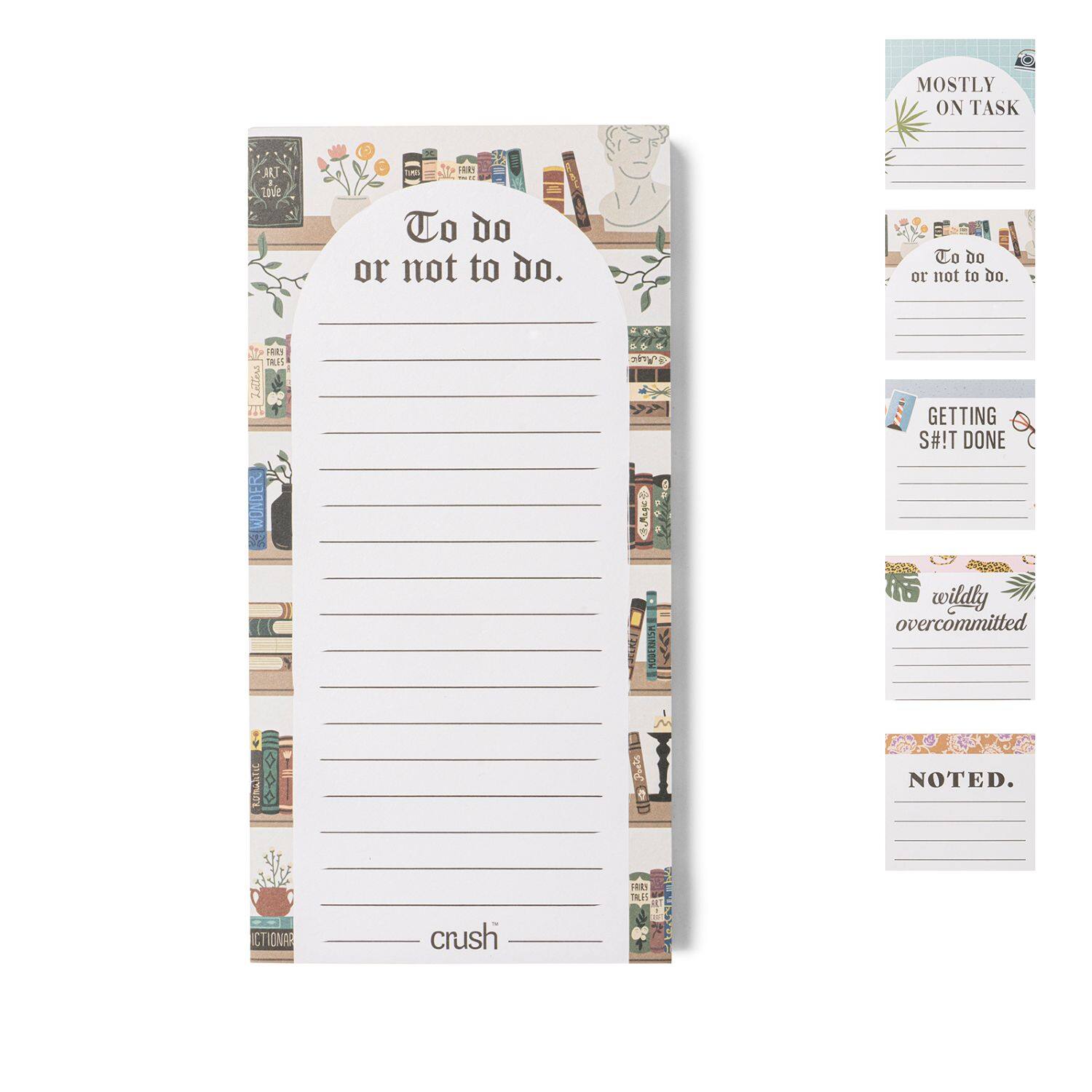 Assorted Crush™ 8" x 4" Overachiever To-Do List, 1pc.