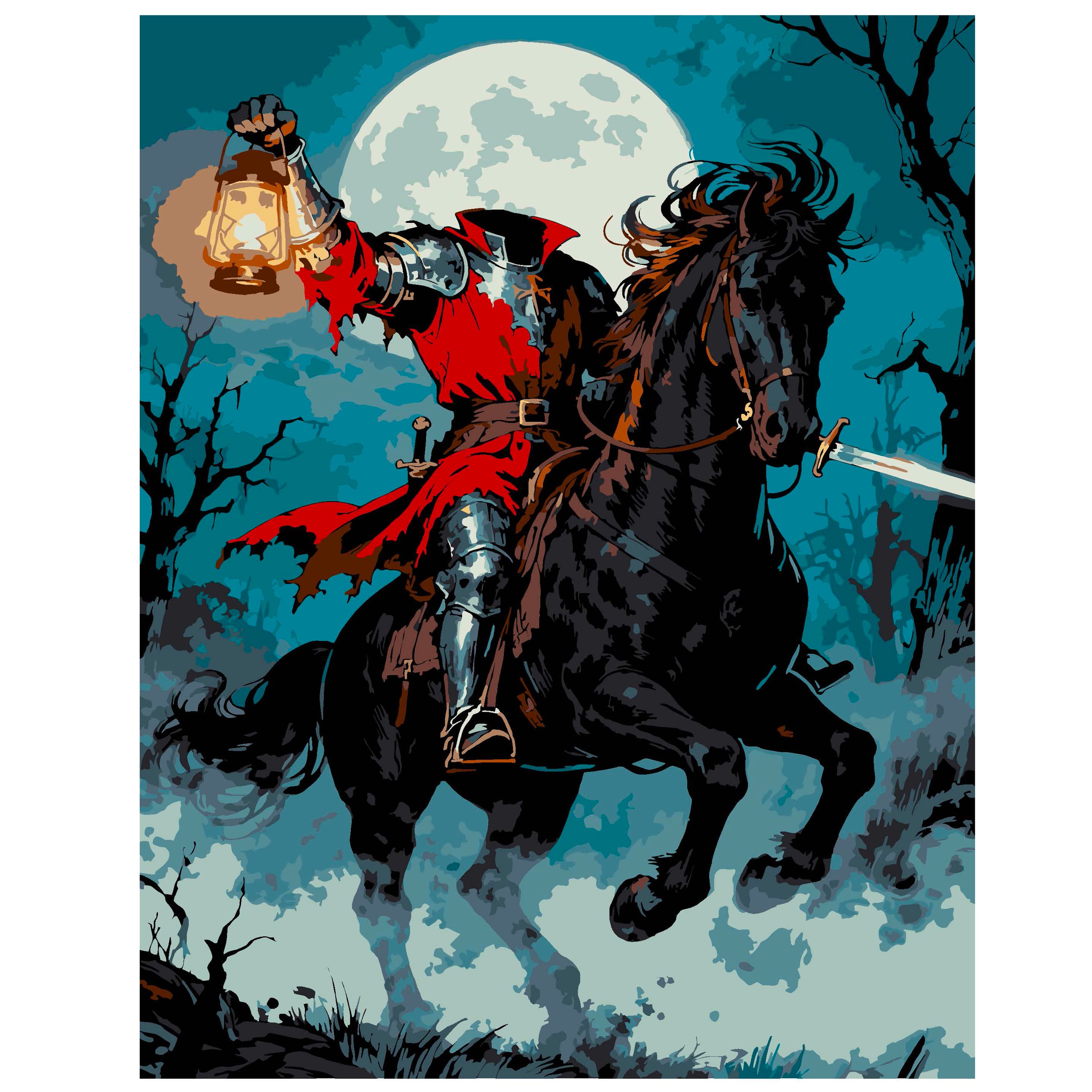 11" x 14" Headless Horseman Paint-by-Number Kit by Artist's Loft®