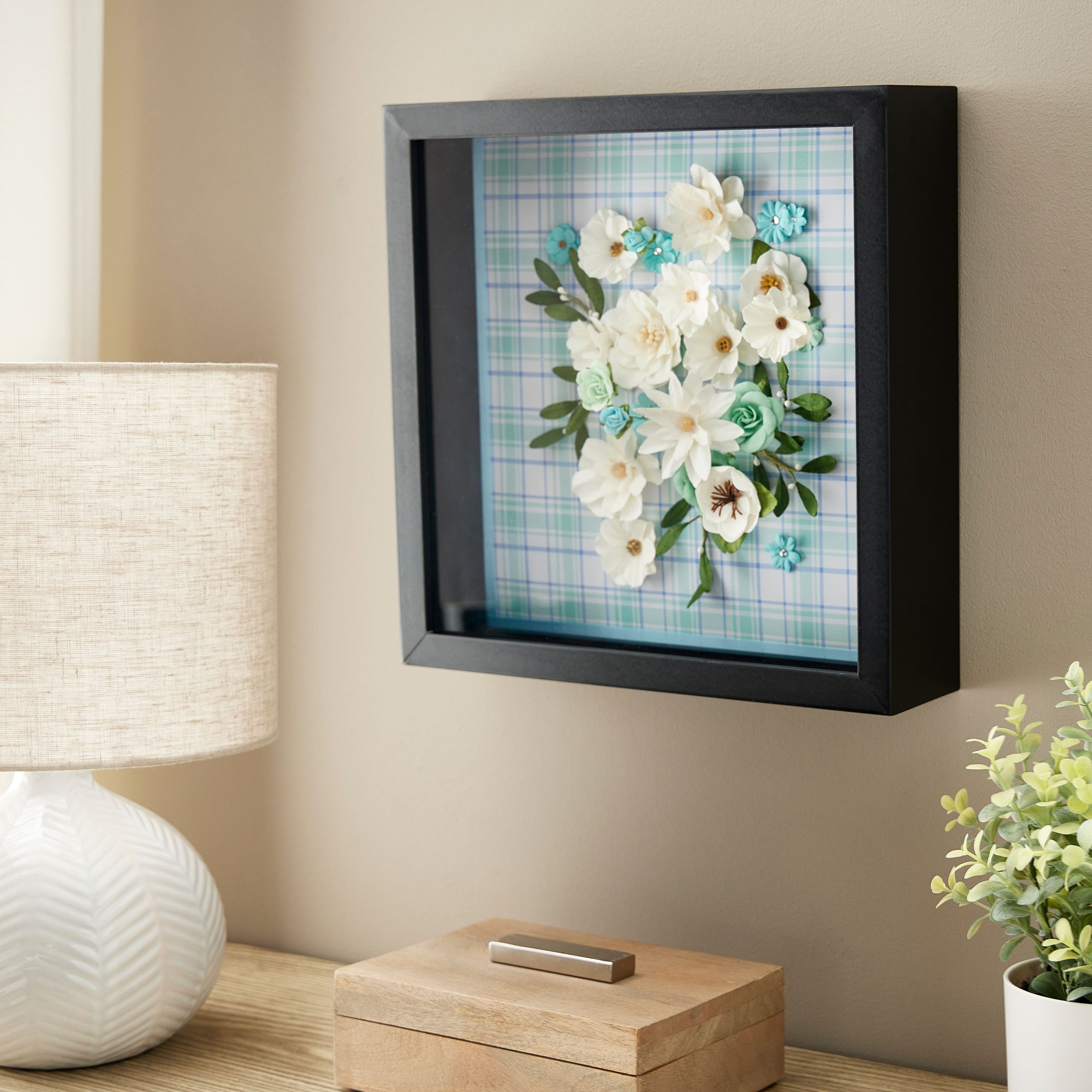 12" x 12" Black Top-Loading Shadow Box by Studio Décor® - Image 2