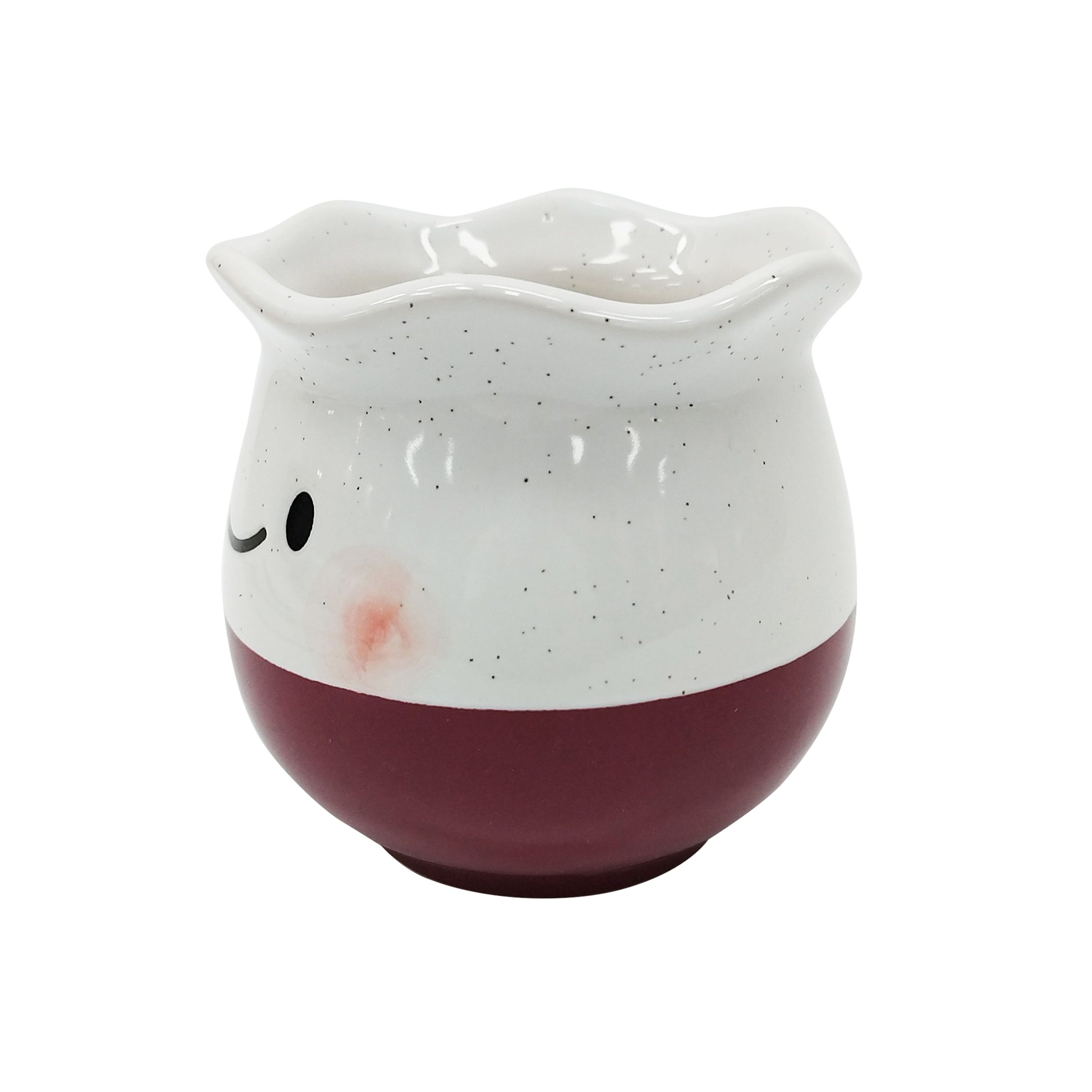 4" Spring Ceramic Smile Planter by Creatology™ - Image 2