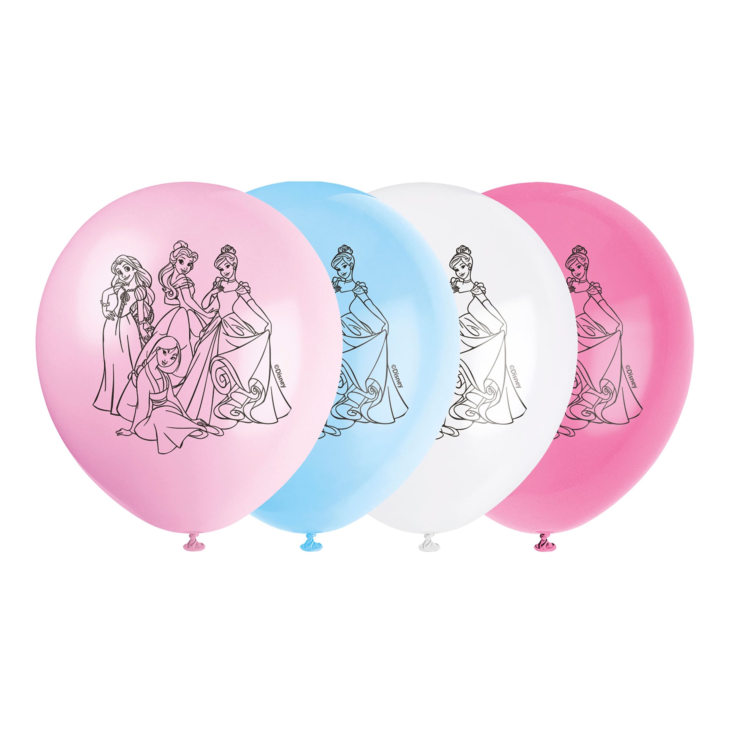 12" Disney® Princess Latex Balloons, 8ct.