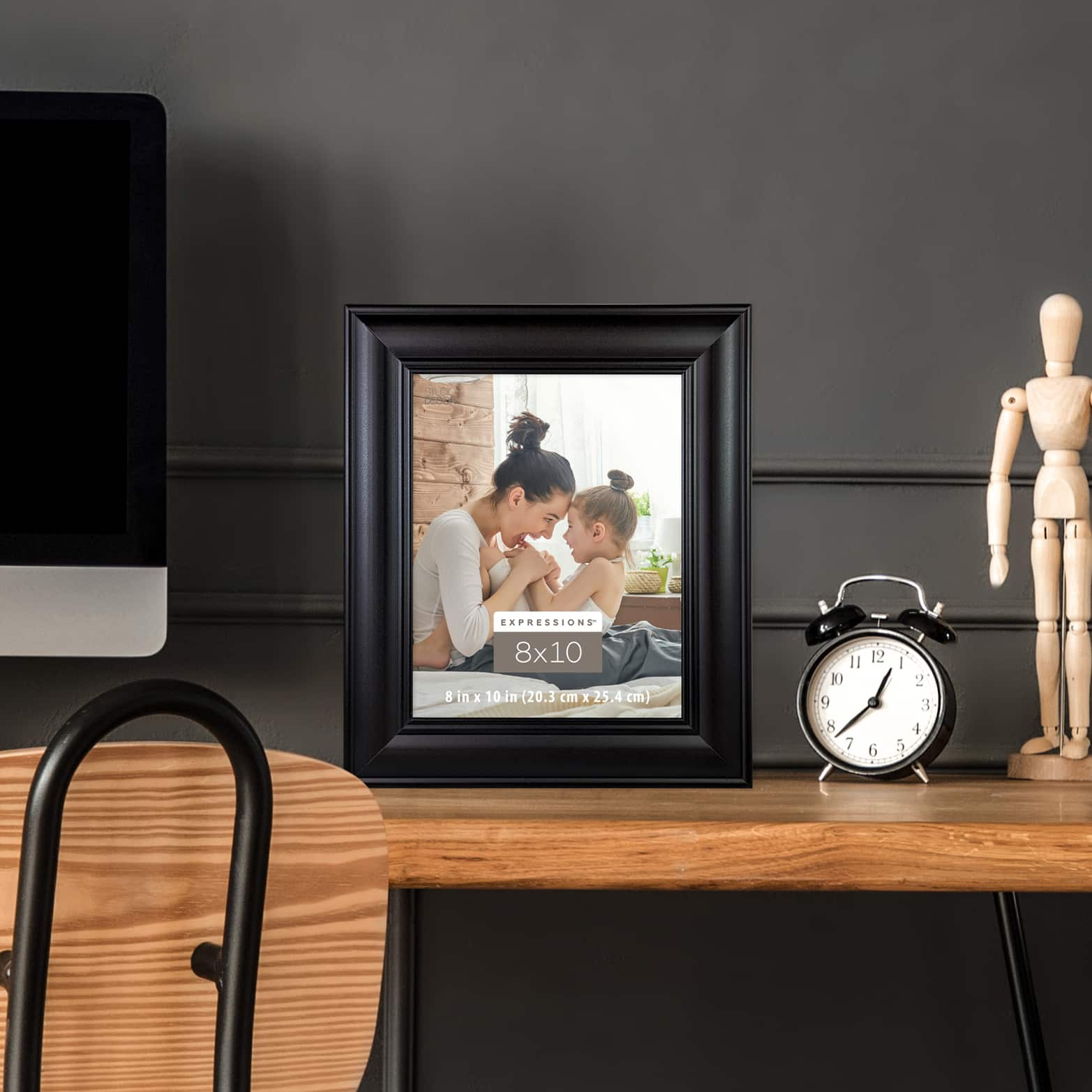 8" x 10" Black Inner Ridge Frame, Expressions™ by Studio Décor® - Image 2