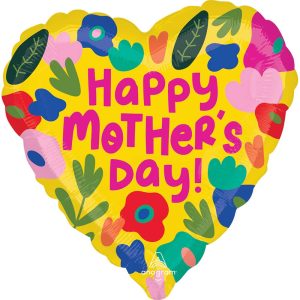 18" Mother's Day Hothouse Flowers Foil Balloon
