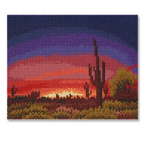 Desert Sunset Painting Diamond Art by Make Market®