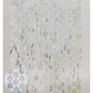 6.5ft. Silver Holographic Disco Ball Fringe Curtain by Celebrate It™