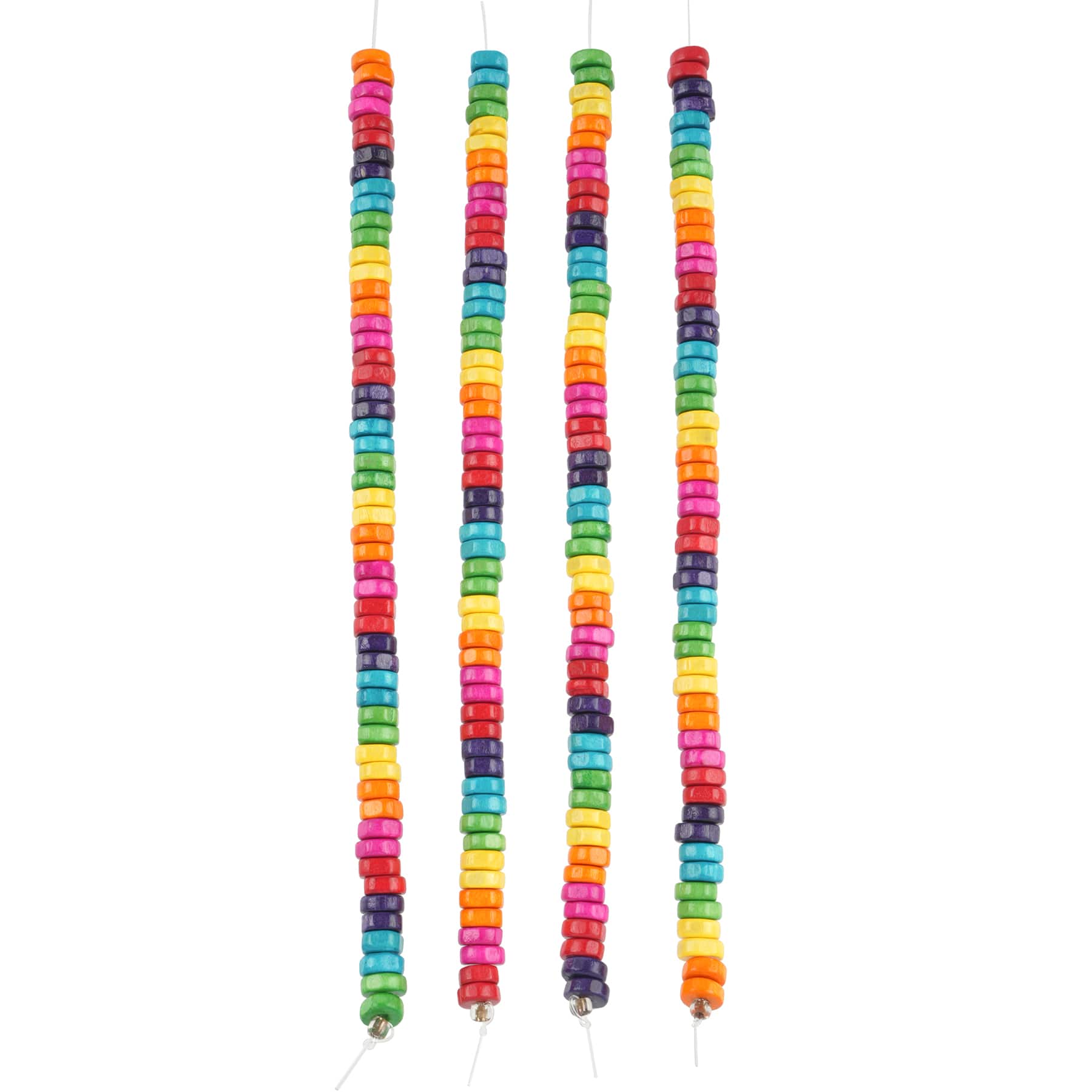 Multicolored Wood Heishi Beads by Bead Landing™ - Image 3