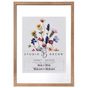 Home™ 14" x 20" Brown Float Frame by Studio Décor®