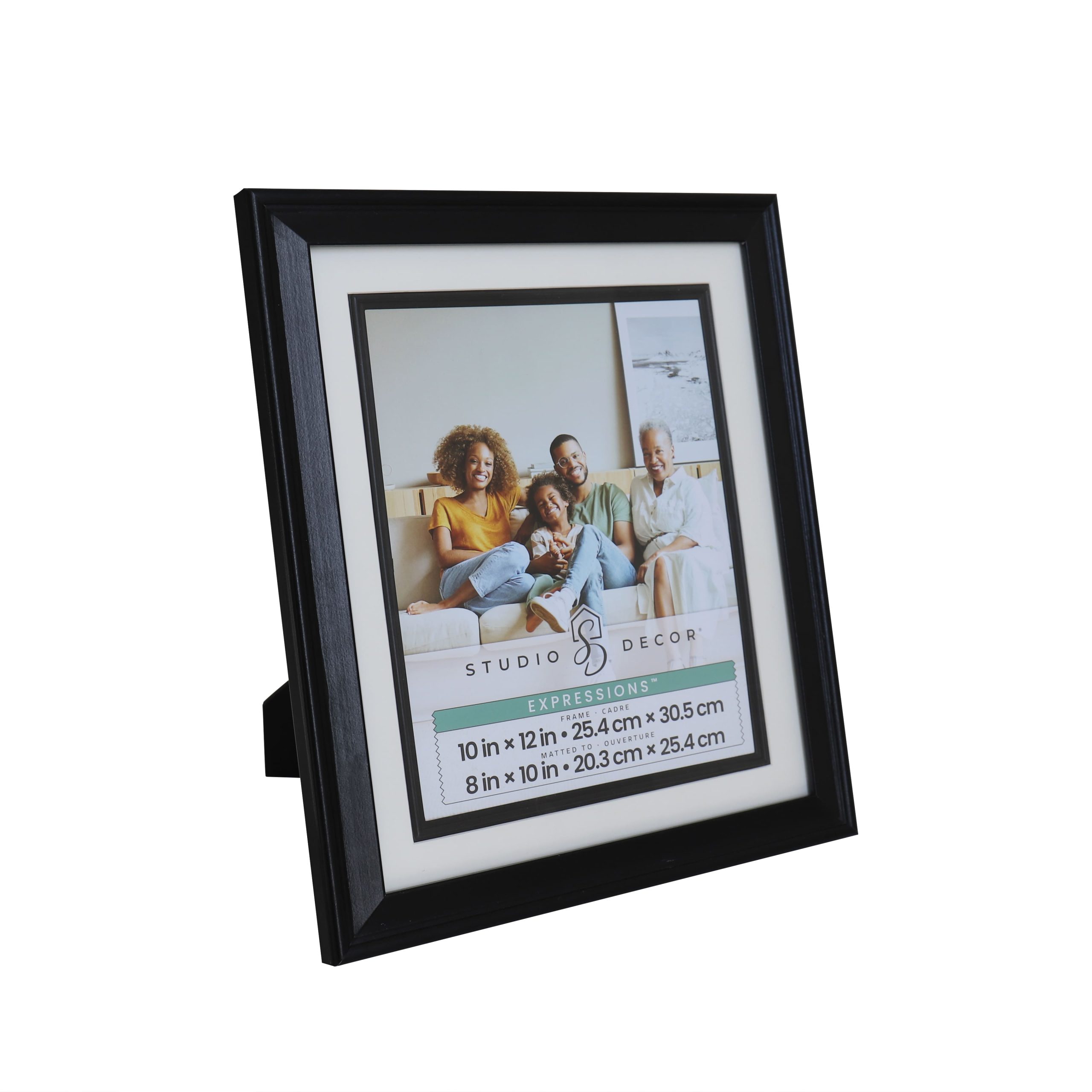 Expressions™ 8" x 10" Black Tabletop Frame with Mat by Studio Décor® - Image 2