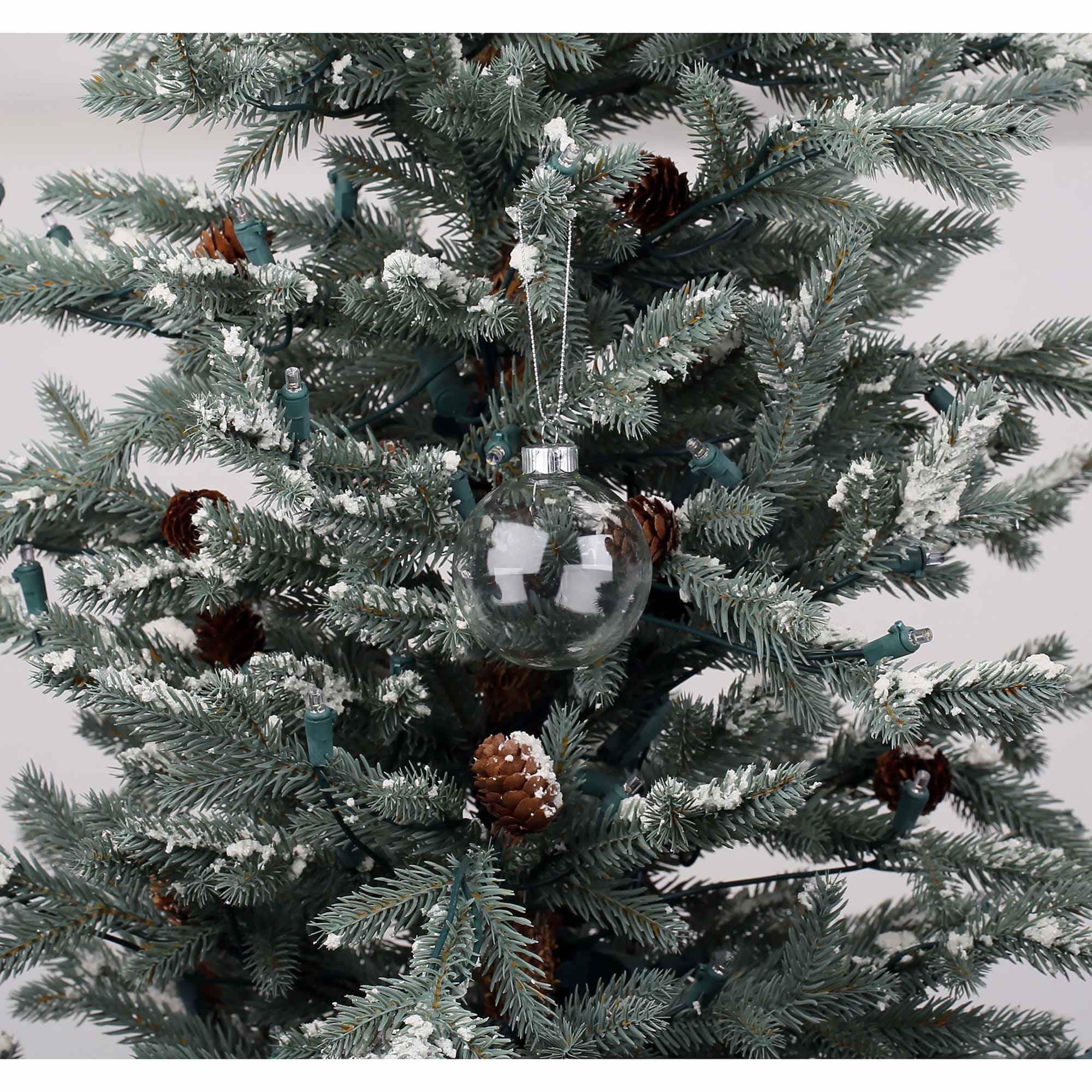 4 Pack 3.25" DIY Glass Ball Ornaments by Make Market® - Image 3
