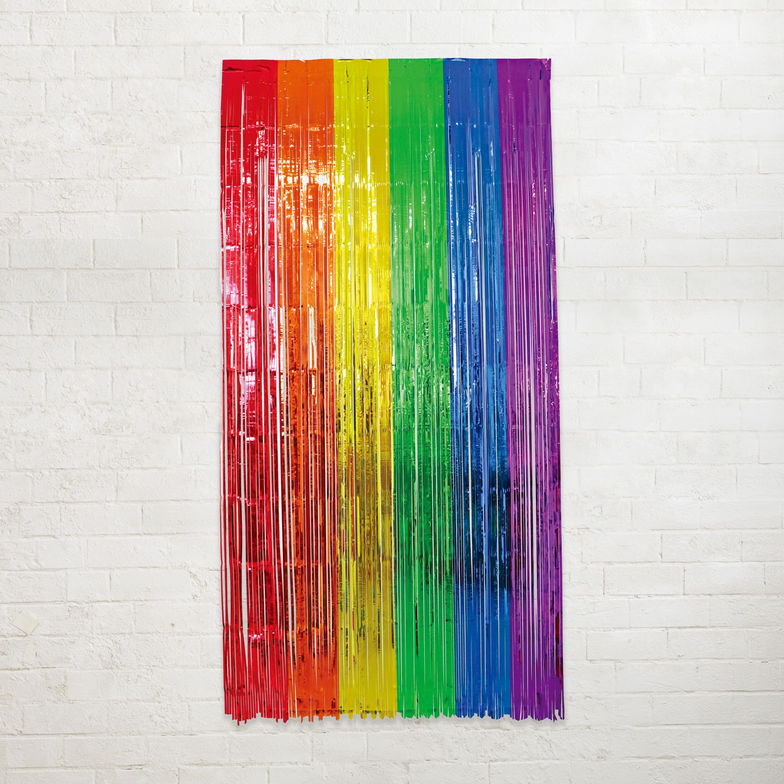 Rainbow Fringe Curtain by Celebrate It™ - Image 2
