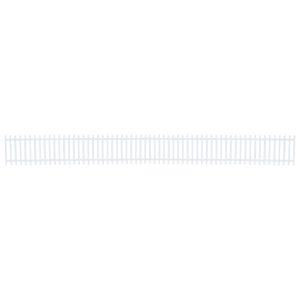 Mini White Metal Fence Decoration by Ashland®