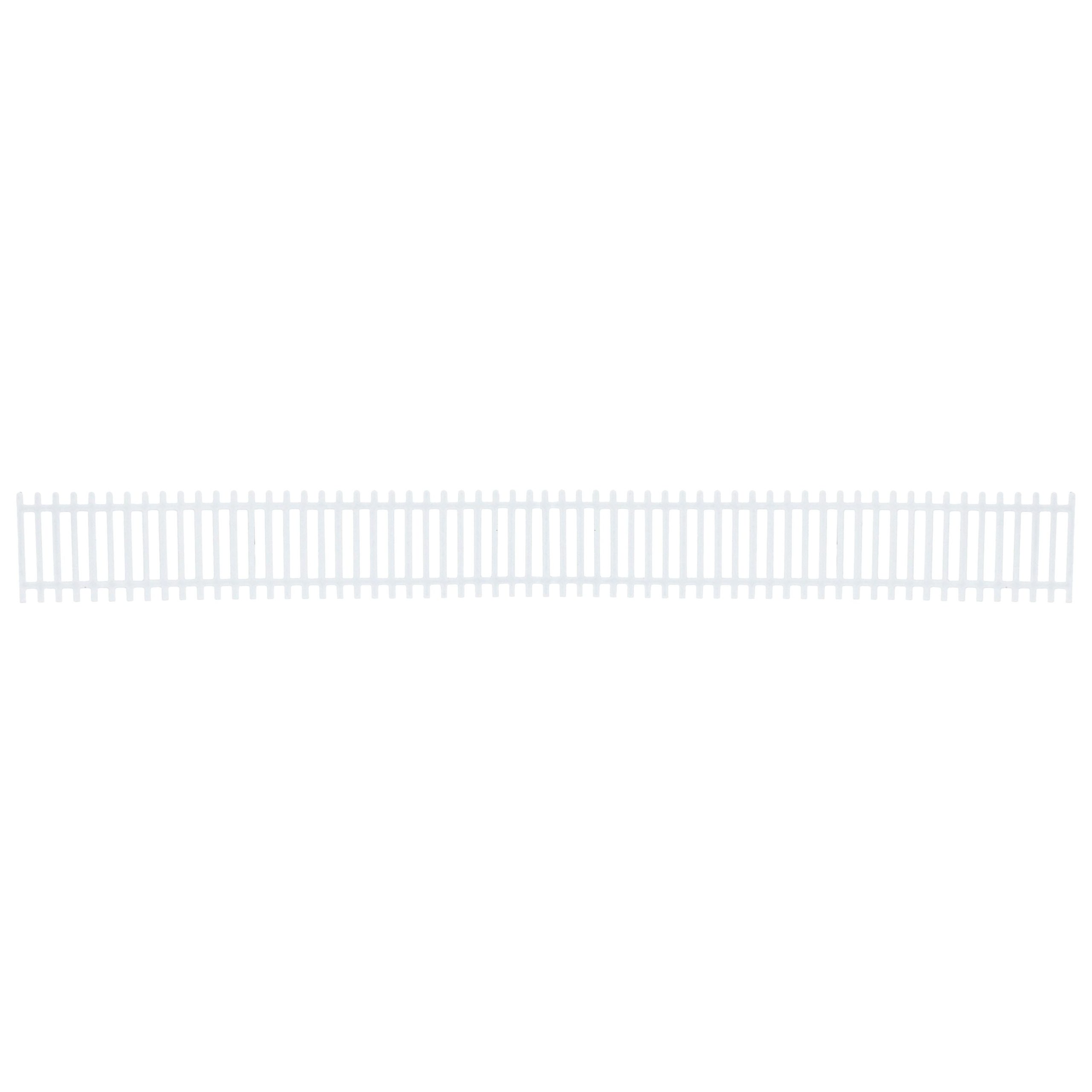 Mini White Metal Fence Decoration by Ashland®