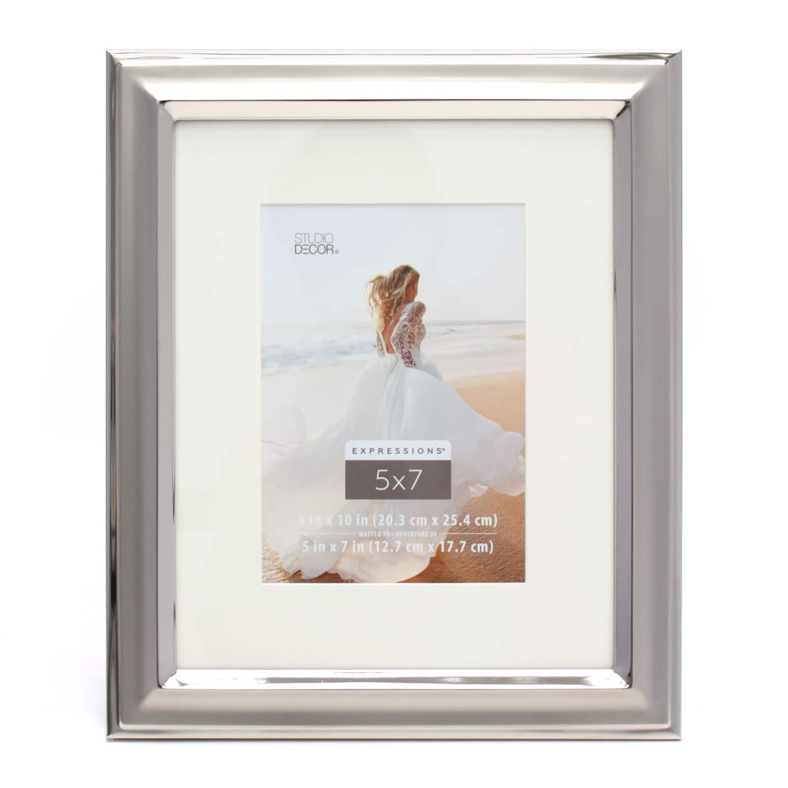 Expressions™ Silver Two Tone Frame with Mat by Studio Décor®