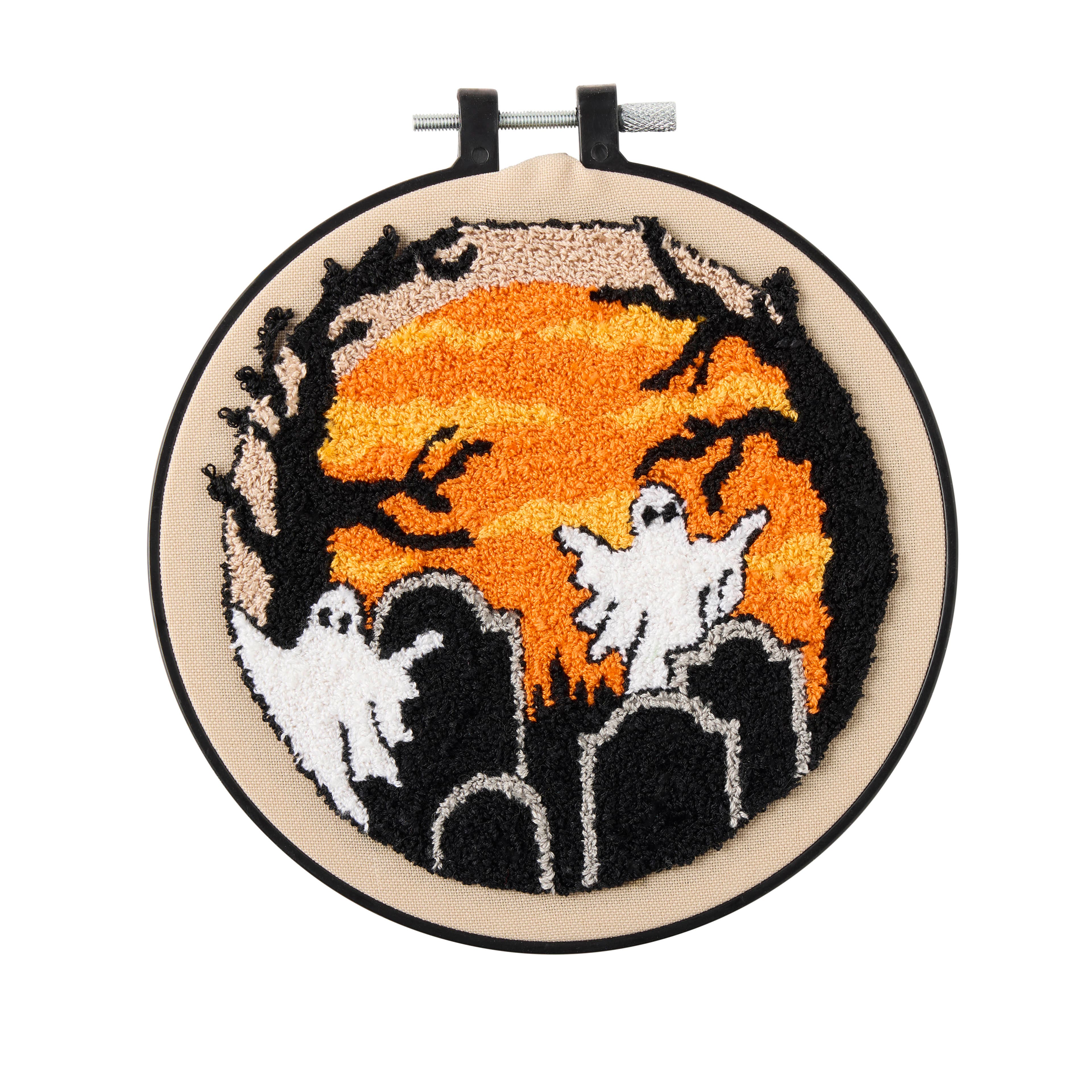 6" Graveyard Ghosts Halloween Punch Needle Kit by Loops & Threads®