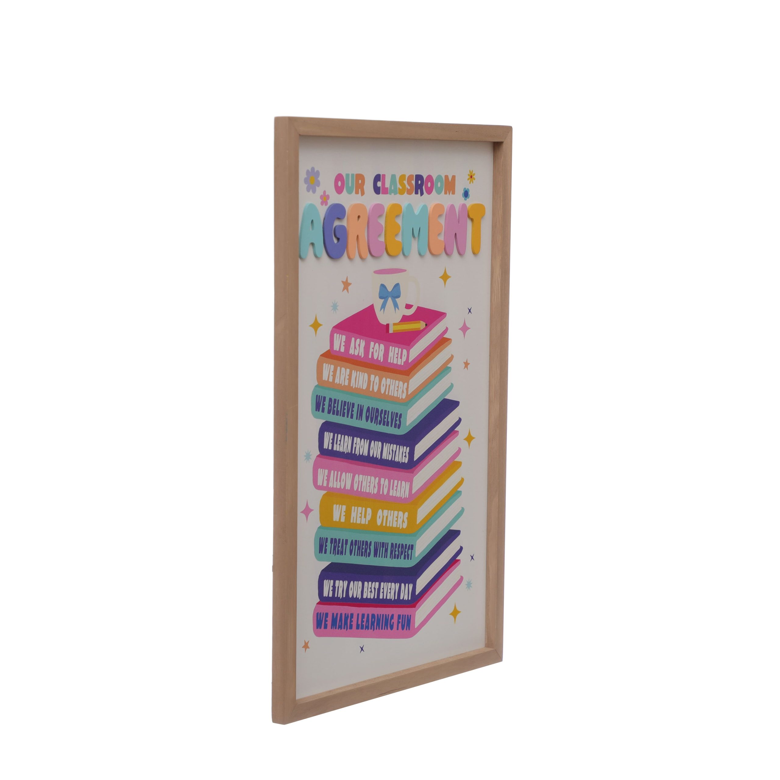 Class Rules! 13" x 19.75" Classroom Agreement Wall Décor by B2C™ - Image 2