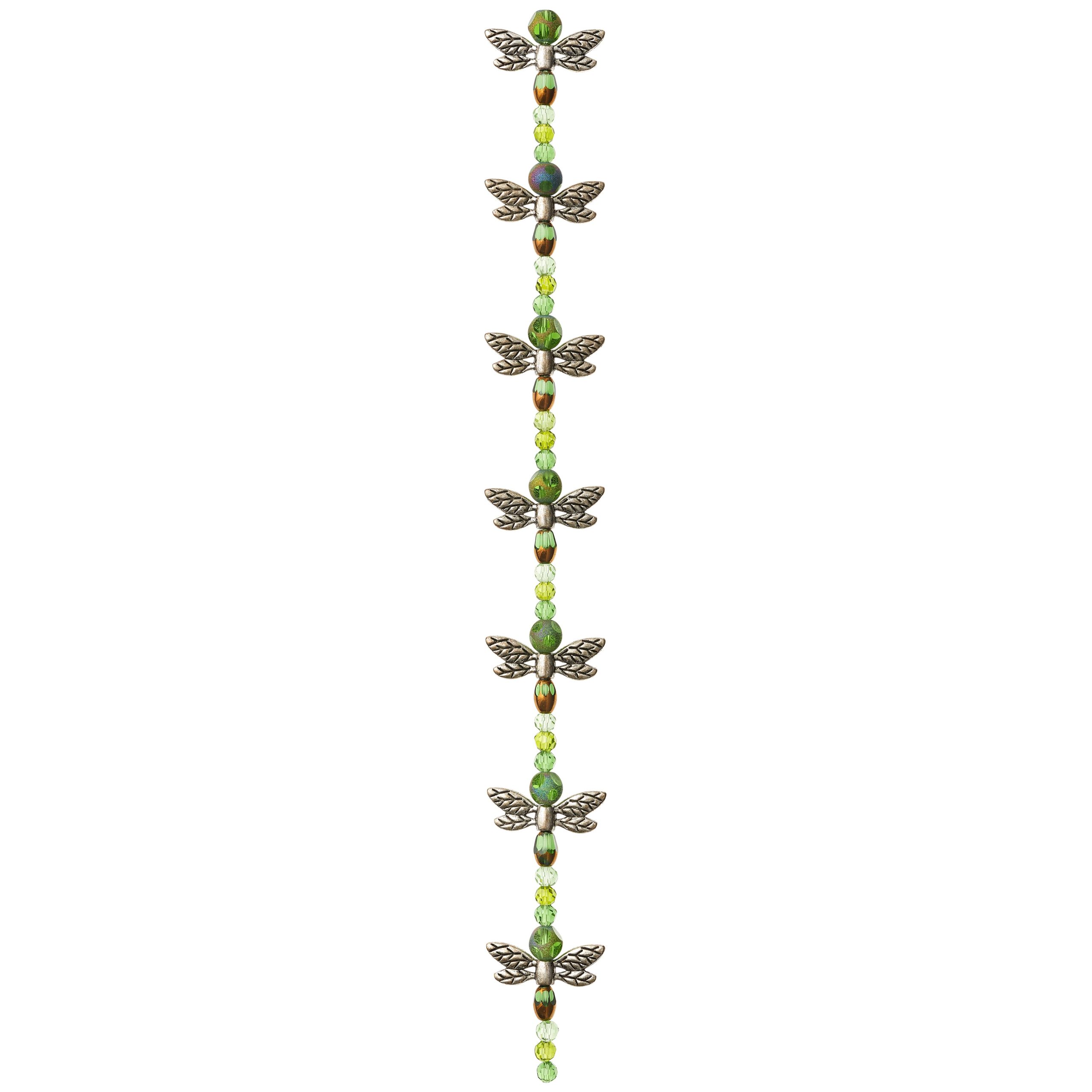 Silver & Green Dragonfly Mix Beads by Bead Landing™ - Image 3