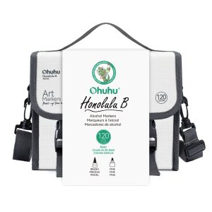 Ohuhu® Honolulu Series B 120 Color Basic Alcohol Markers