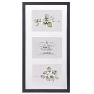 Home™ 10" x 20" Black Float Frame by Studio Décor®